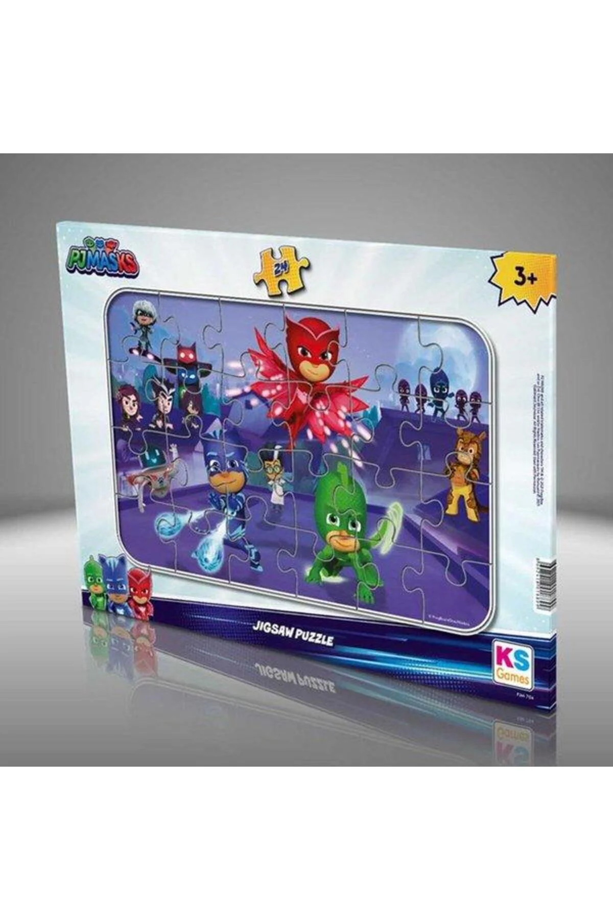 پازل بازی های KS 24 قطعه PJ MASKS PUZZLE اورجینال Ks Games