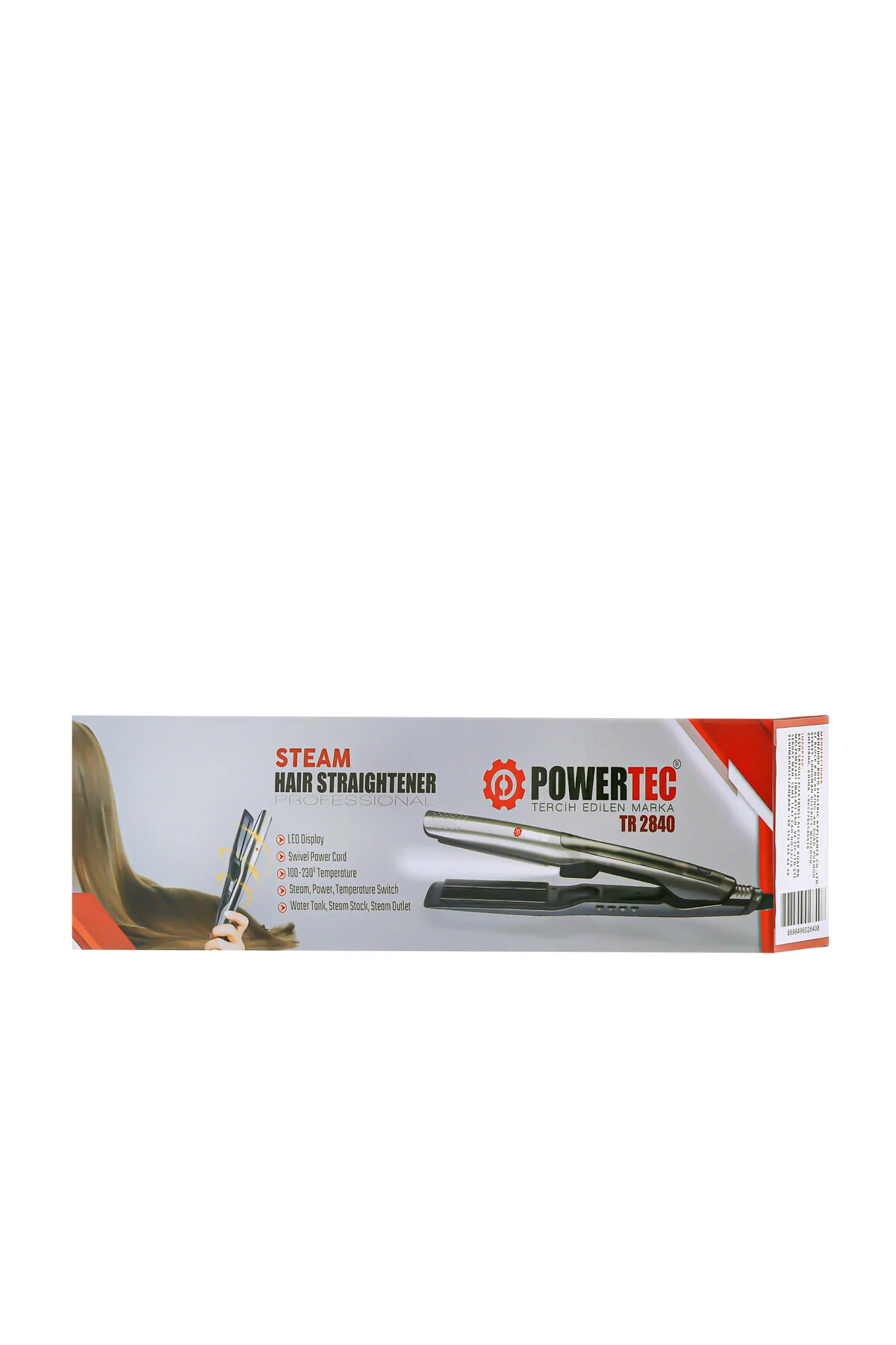 اتو مو سیاه برقی Tr 2840 صاف کننده موهای بخار حرفه ای پاورتچ  Powertec