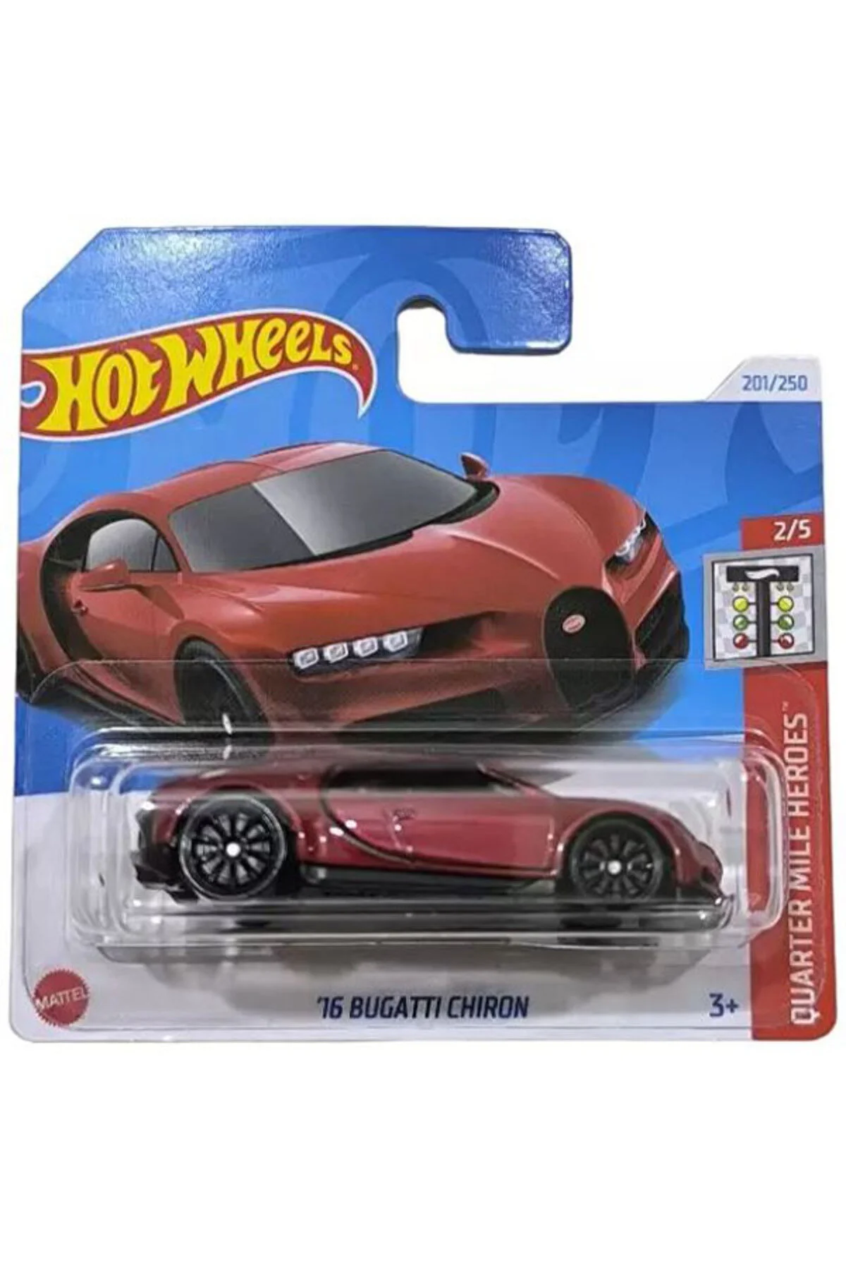 ماشین اسباب بازی BUGATTI CHIRON RED 1:64 هات ویلز اورجینال HOT WHEELS