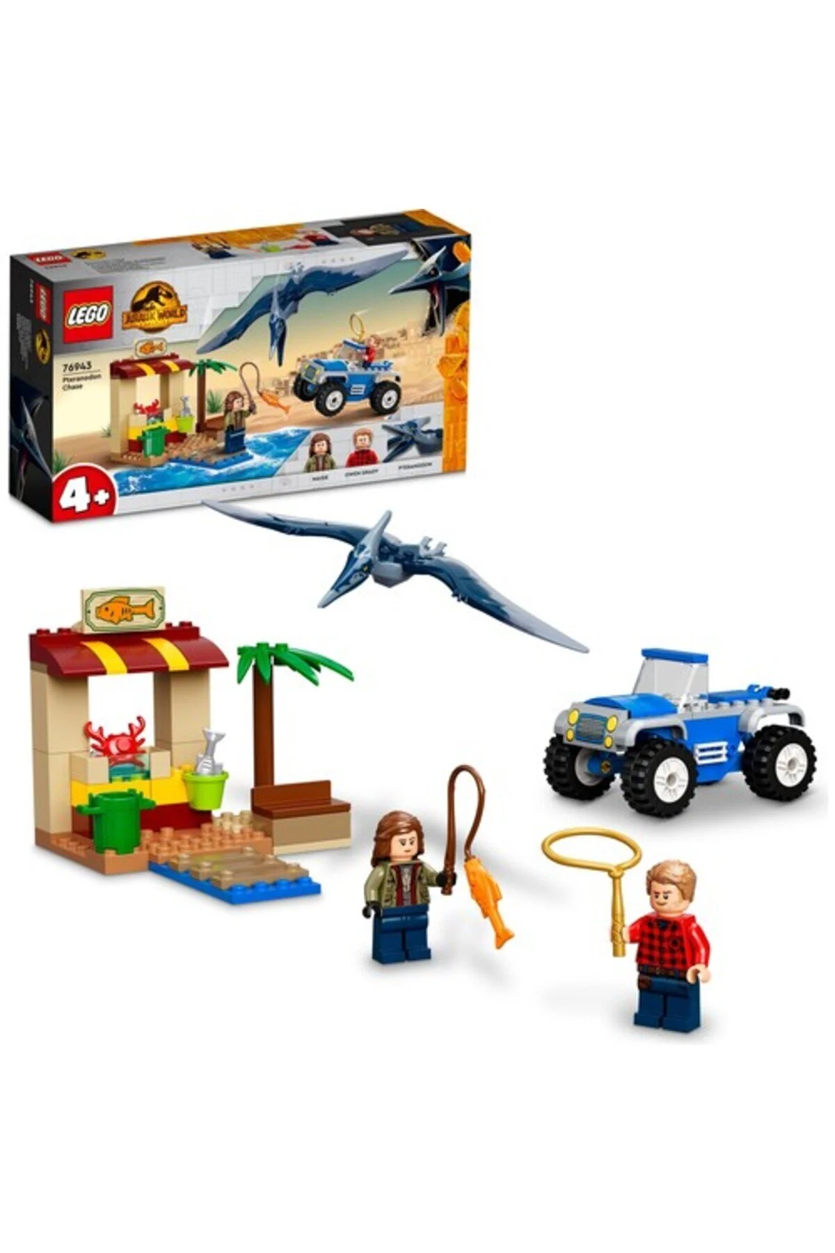 لگو و اسباب بازی های ساخت محور JURASSIC WORLD 76943 PTERANODON CHASE از ترکیه LEGO