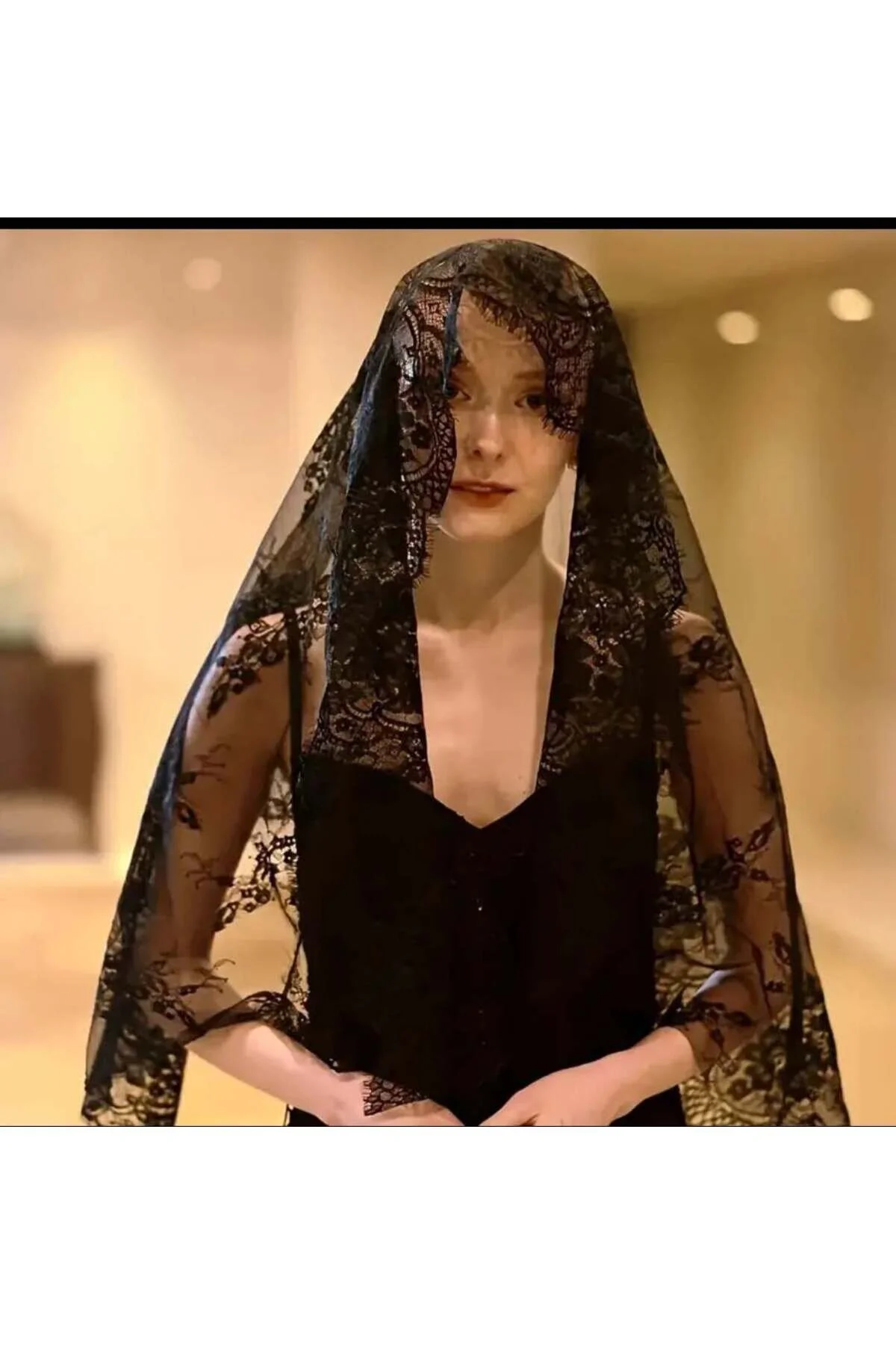 شال روکش توری شیلا اورجینال ZEKAS FASHION
