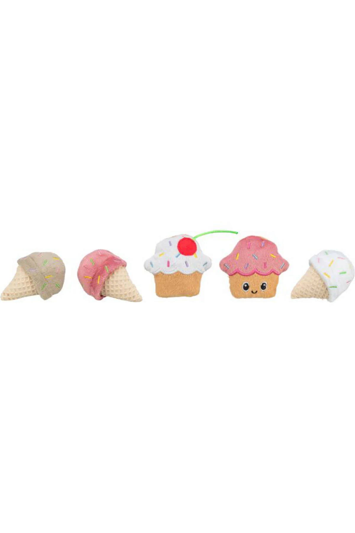 اسباب بازی گربه بستنی و کیک به شکل مخمل خواب دار VALETOT 7CM Trixie