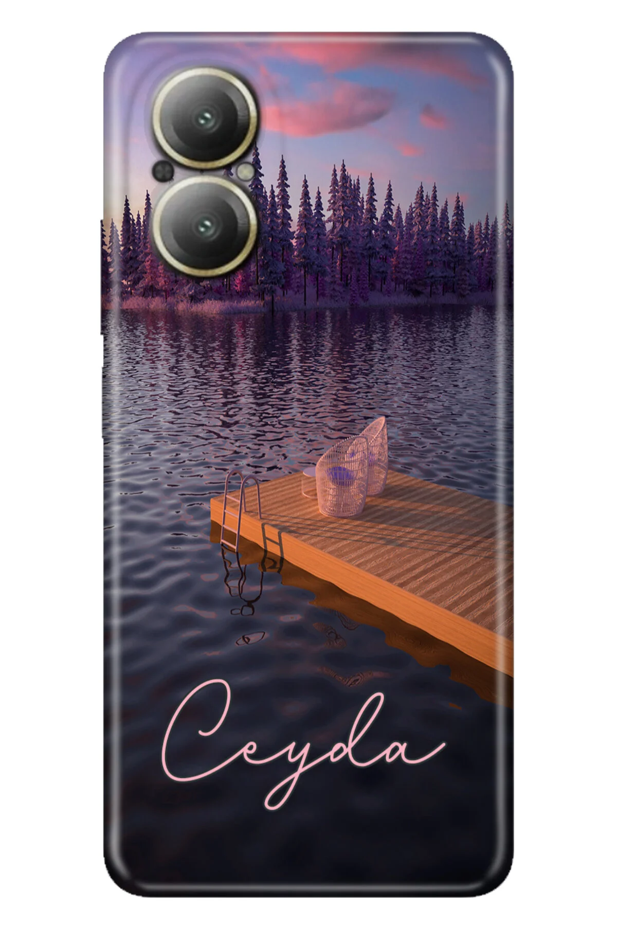 کاور و قاب PHONE 1 2 CASE با طراحی داک شخصی شده سازگار نام نوشته NOTHING