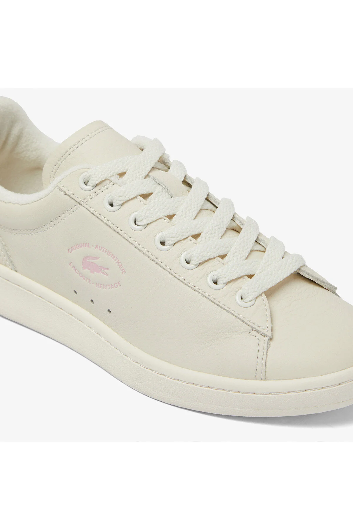 کفش زنانه کارنابی ورزشی سفید لاکوست Lacoste