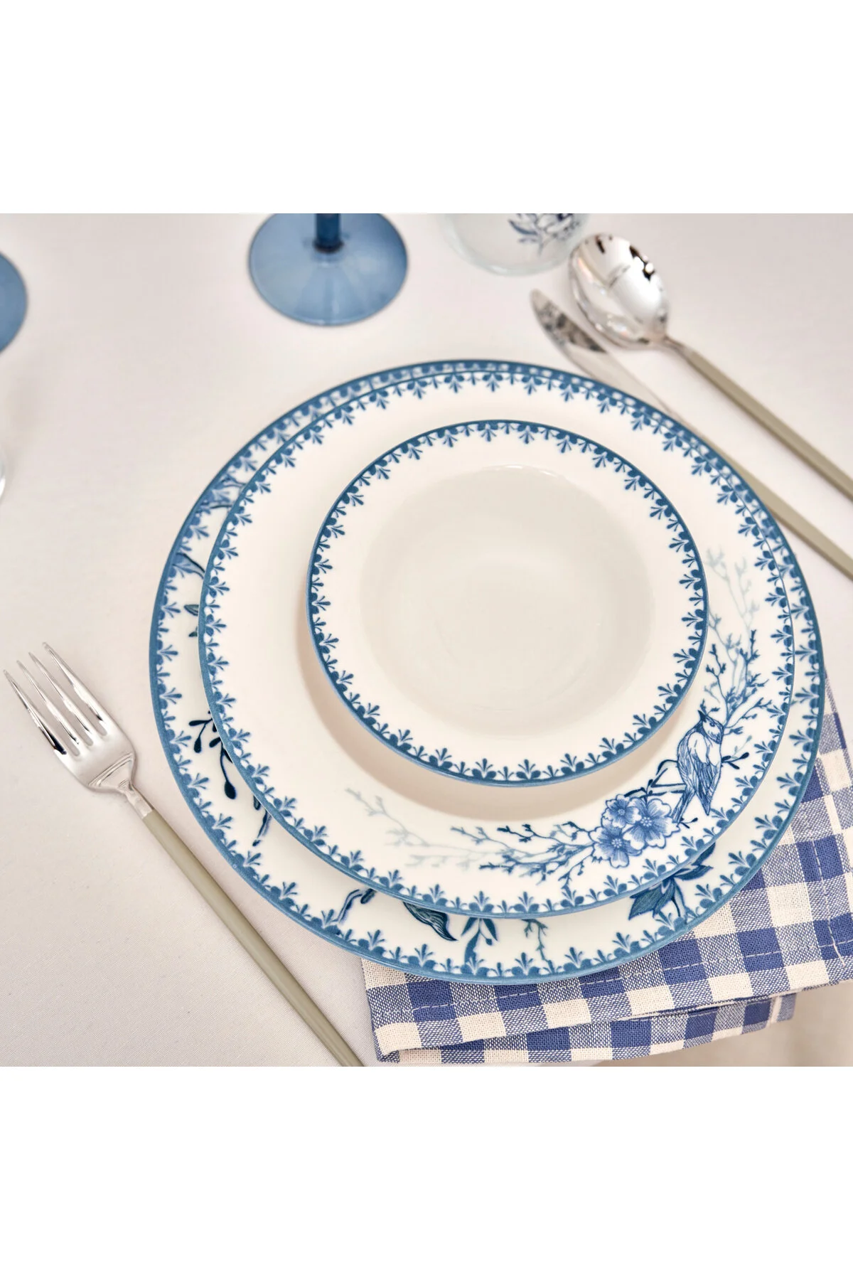سرویس غذاخوری آبی BLEU 24 6 SET Bella Maison