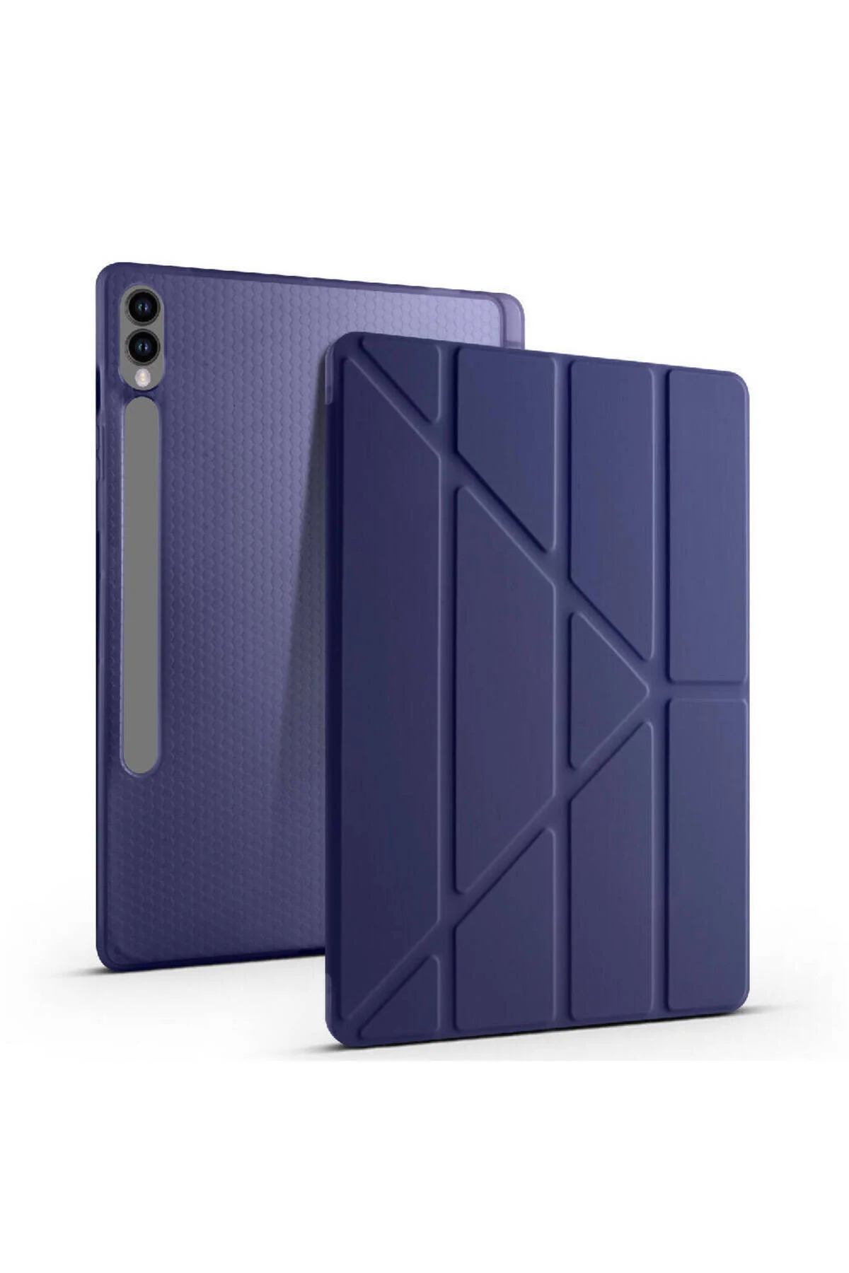 کاور تبلت قاب پایه تاشو 12.4 اینچی TAB S9 FE PLUS SAMSUNG GALAXY COMPATIBLE با محفظه قلم فیبکس Fibaks