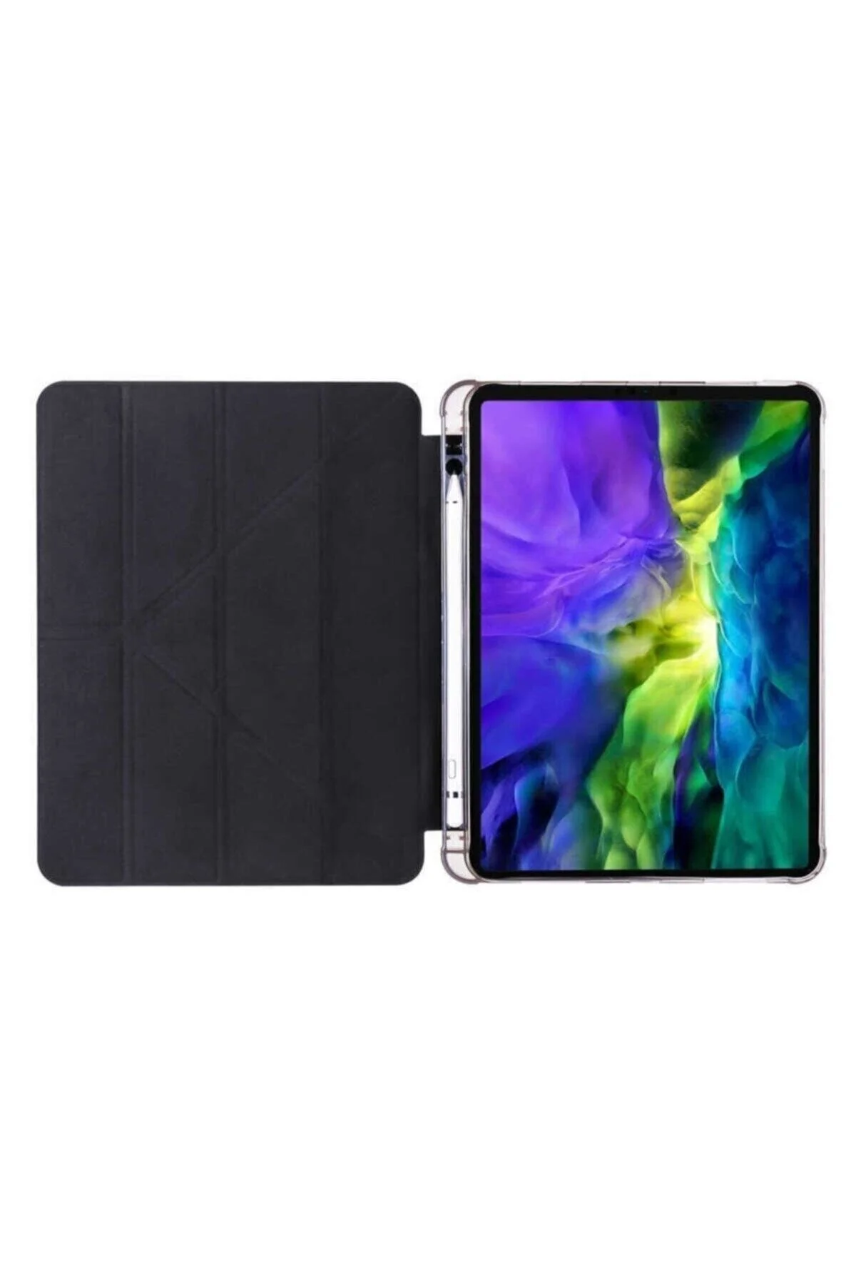 کاور تبلت IPAD AIR 11 INCH M2 M3 CHIP 4. 5. 6. قاب قلم تاشو نسلی با محفظه و حالت خواب فیبکس Fibaks