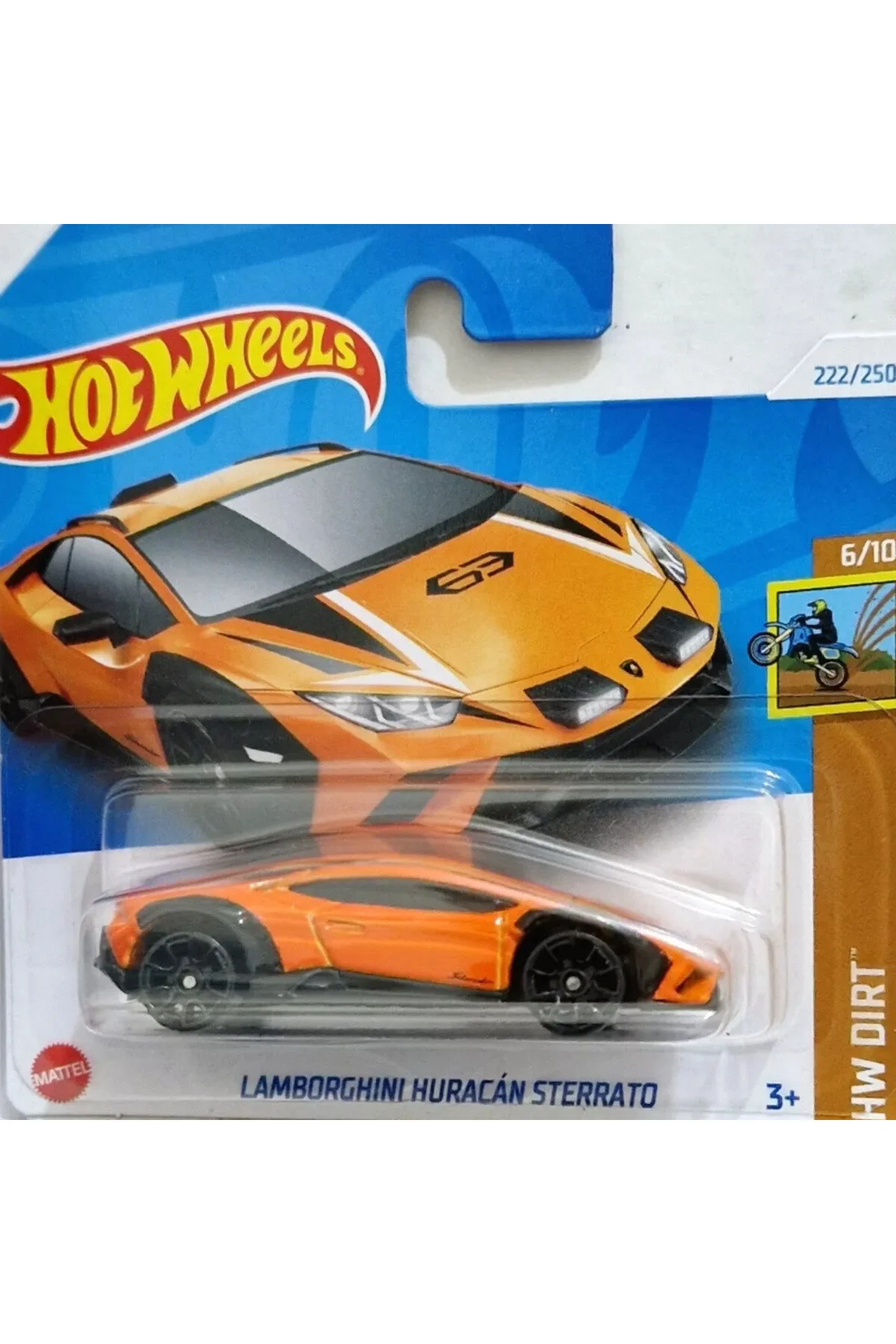 ماشین اسباب بازی SINGLE CAR LAMBORGHINI HURACAN STERRATO HW DIRT 6 10 هات ویلز اورجینال HOT WHEELS