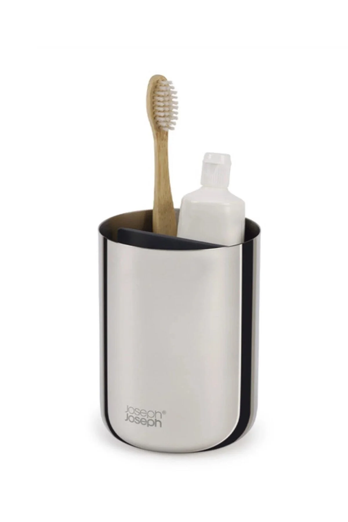 جای مسواک 70580 EASYSẎSTORE LUXE TEYTER BRUSHING STEEL Joseph Joseph