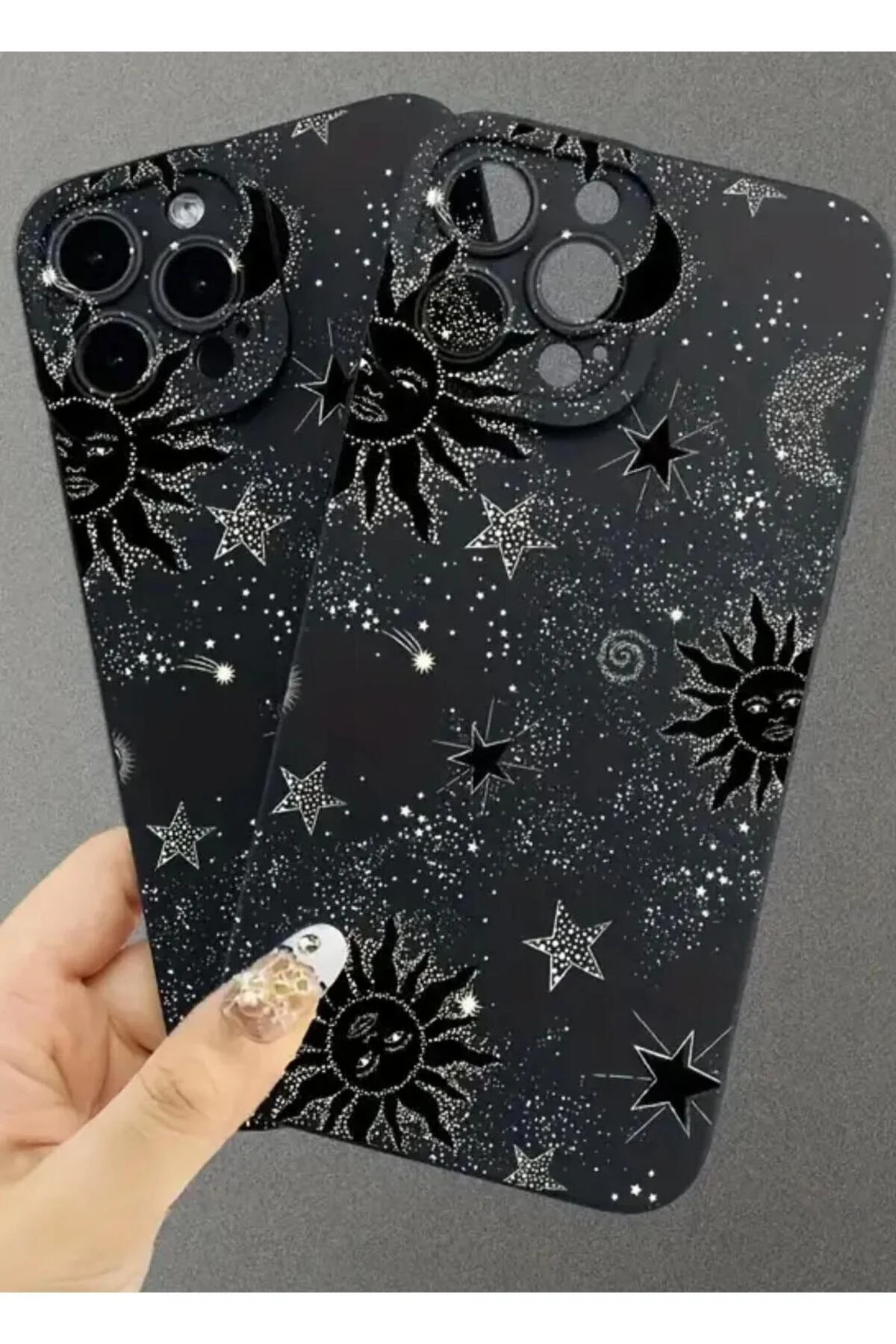 کاور و قاب IPHONE 12 PRO MAX سیاره ما با جزئیات گوشی سیلیکونی نرم پر زرق برق است Burroe Atalier