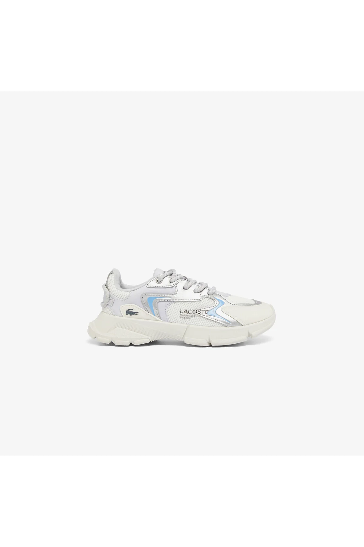 کفش دخترانه پسرانه یونیسکس ورزشی خاکستری Neo Kids لاکوست Lacoste