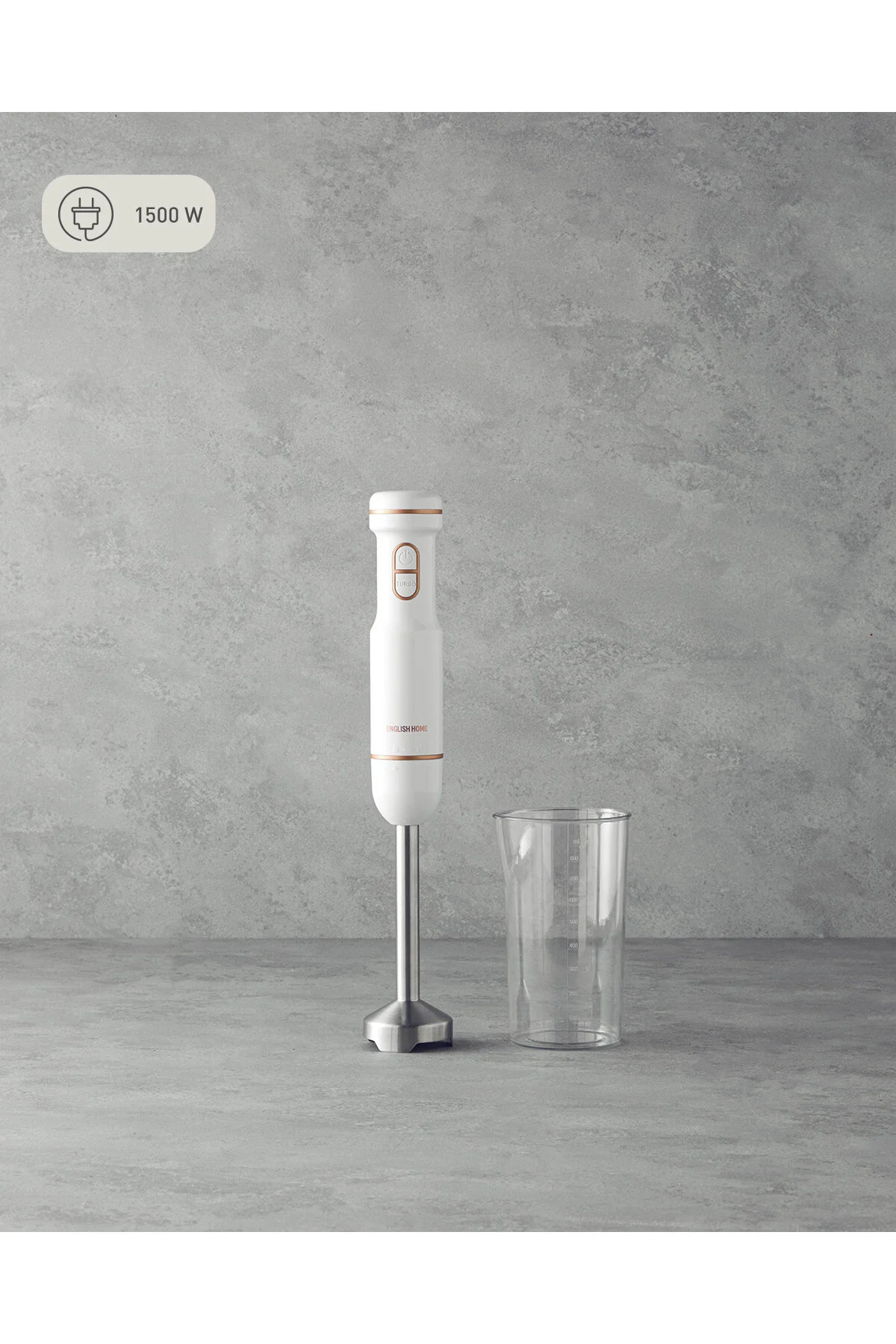 ست مخلوط کن دستی ELB 3001 4 BLADES سفید COPPER اورجینال English Home