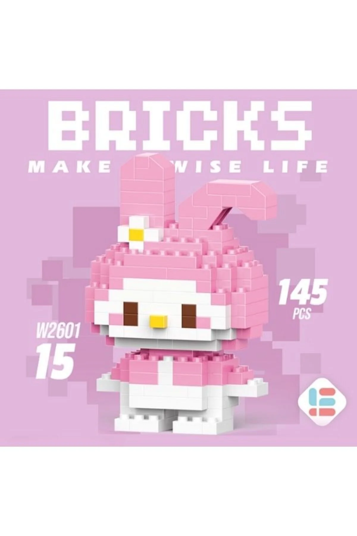 پازل سه بعدی BRICKS HELLO KITTY MY MELODY PUZZLE 3D MINI LEGO sağlıkçı shopping trend aksesuar