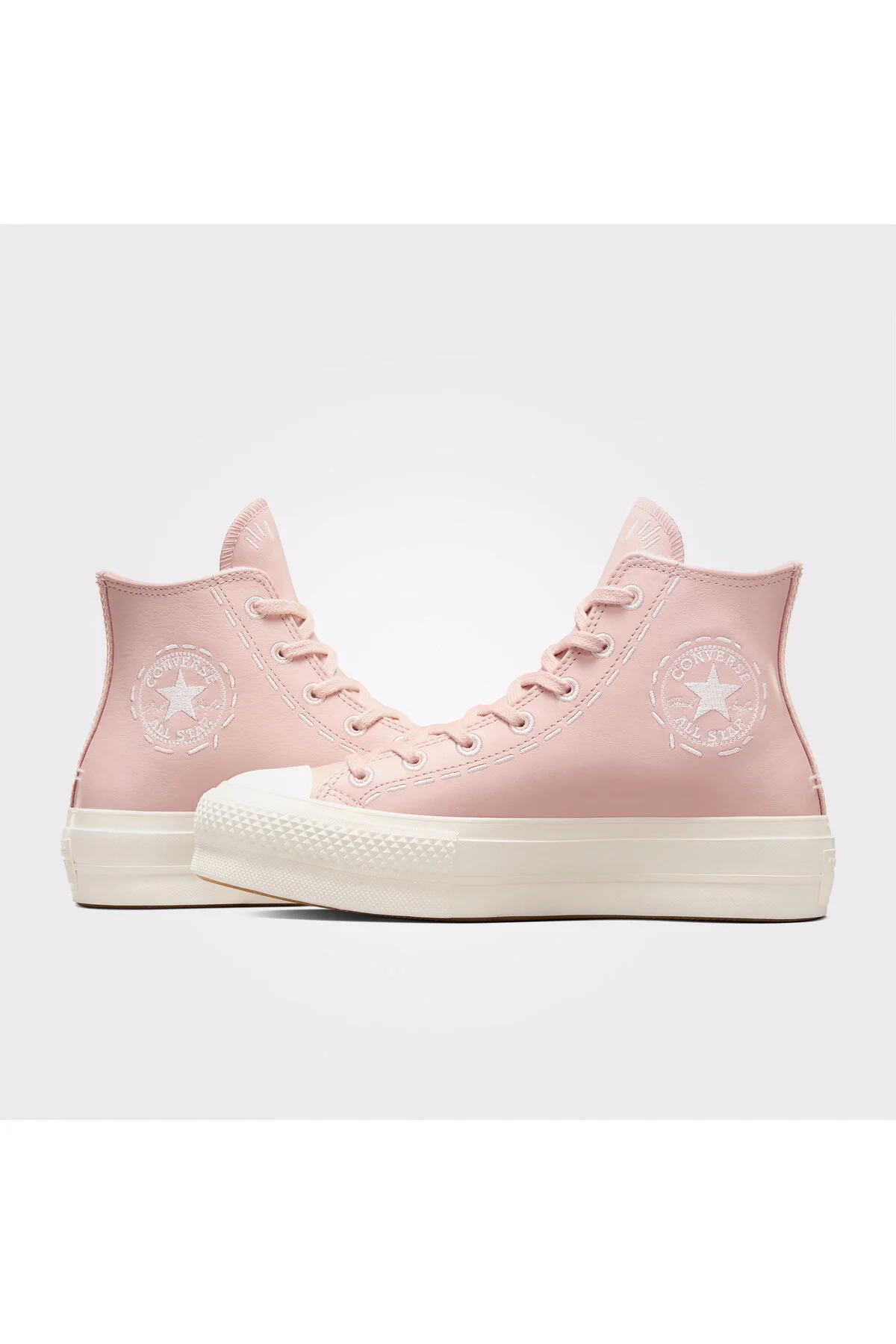 کفش زنانه چاک تیلور تمام ستاره بالابر ورزشی صورتی کانورس Converse