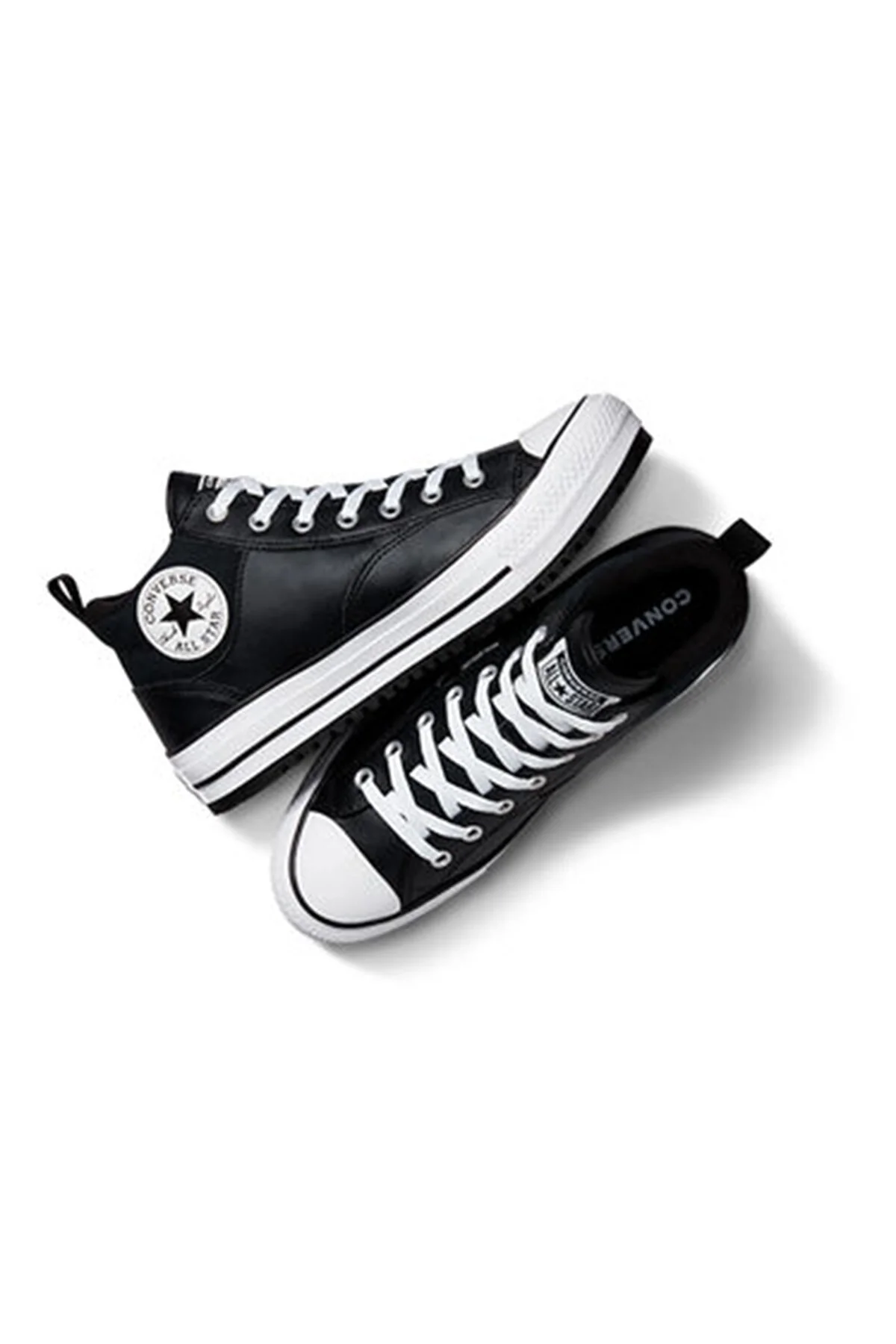 کفش مردانه Mid سیاه و سفید ورزشی کانورس Converse