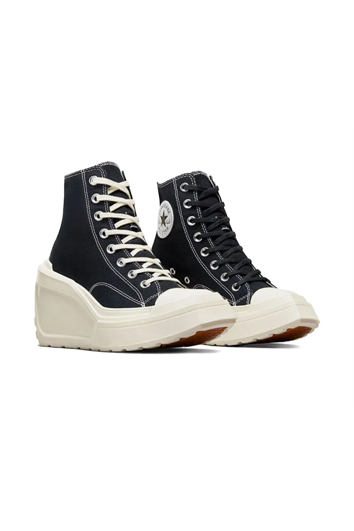 کفش زنانه Chuck 70 De Luxe Wedge سلام روزانه سیاه کانورس Converse
