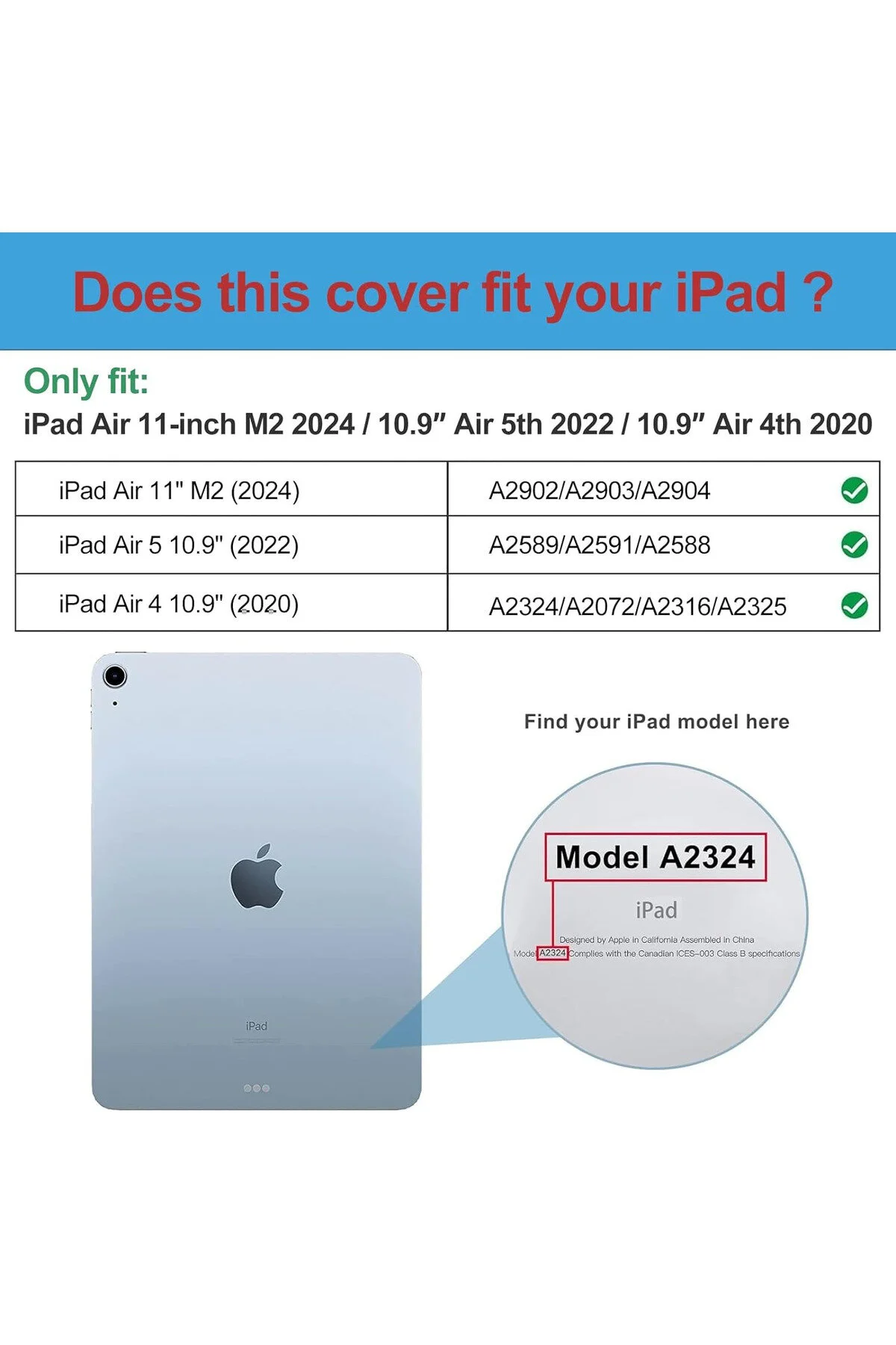 کاور تبلت IPAD AIR 11 INCH M2 M3 CHIP 4. 5. 6. قاب قلم تاشو نسلی با محفظه و حالت خواب فیبکس Fibaks