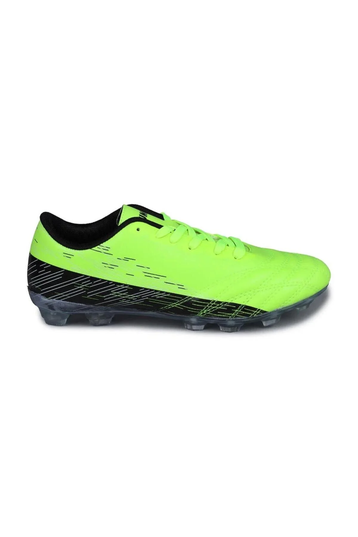 کفش چمن مصنوعی داخلی مشکی مردانه و زنانه 28221 Neon Green Turf Astroturf فوتبال Jump