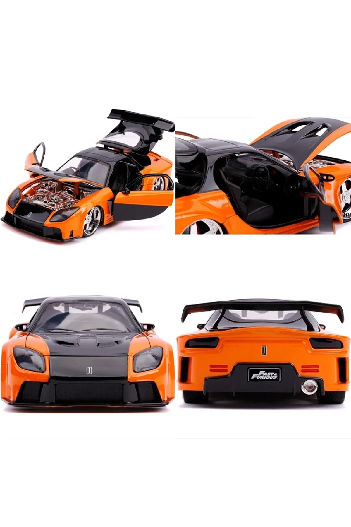 ماشین اسباب بازی SIMBA 3203058 FAST & FURUOUT 1:24 HAN'S MAZDA RX 7 R T SING Jada
