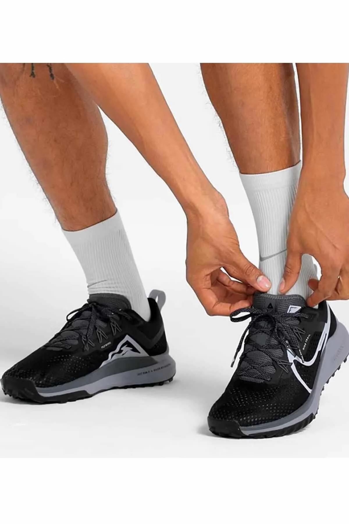 کفش پیاده روی مردانه REACT PEGASUS TRAIL 4 در حال راه رفتن های رانینگ DJ6158 001 SIYAH نایک Nike