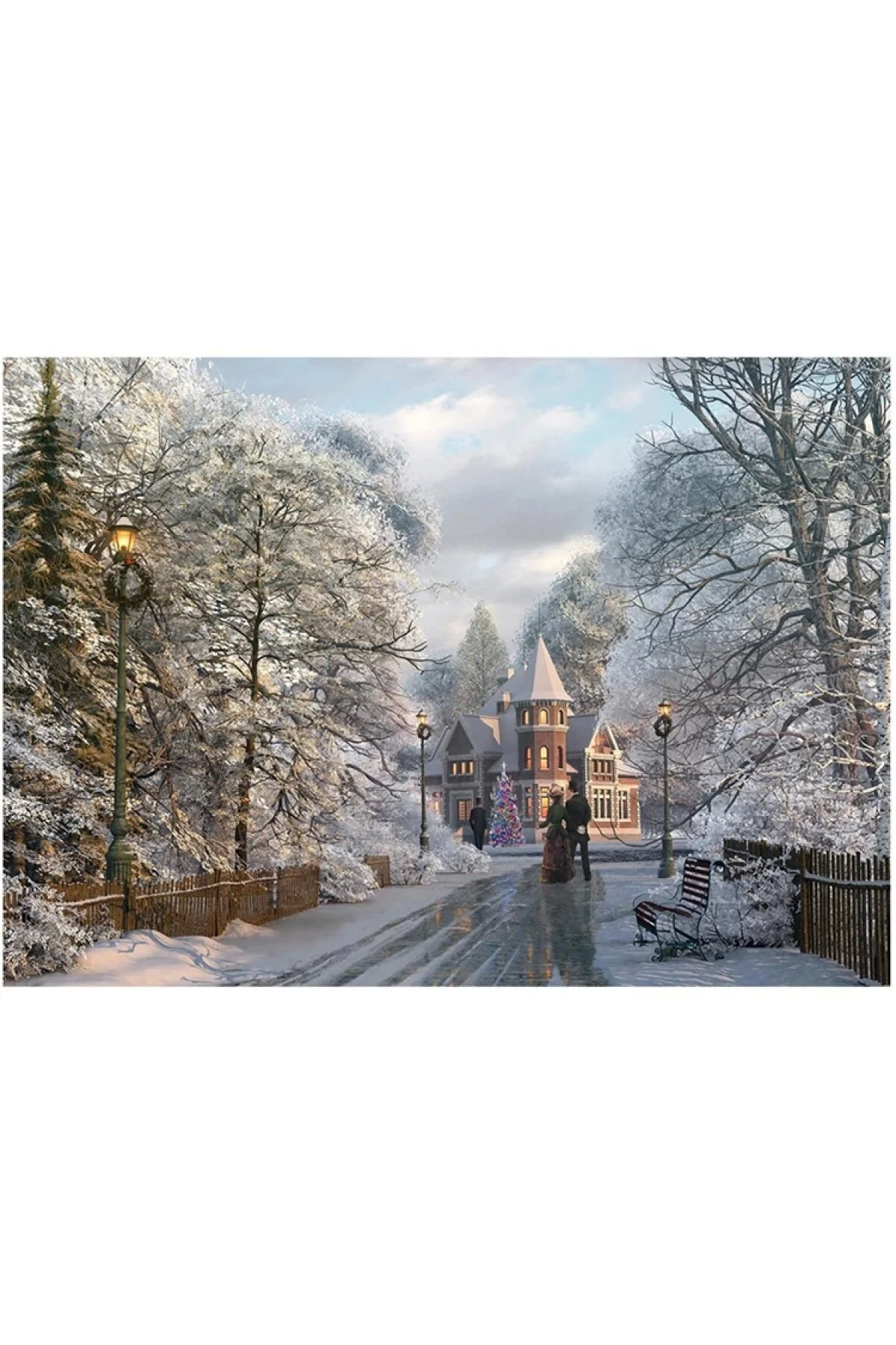 پازل KESKIN 68X48 1000 PIECE JIGSAW A WINTER'S DAY Genel Markalar