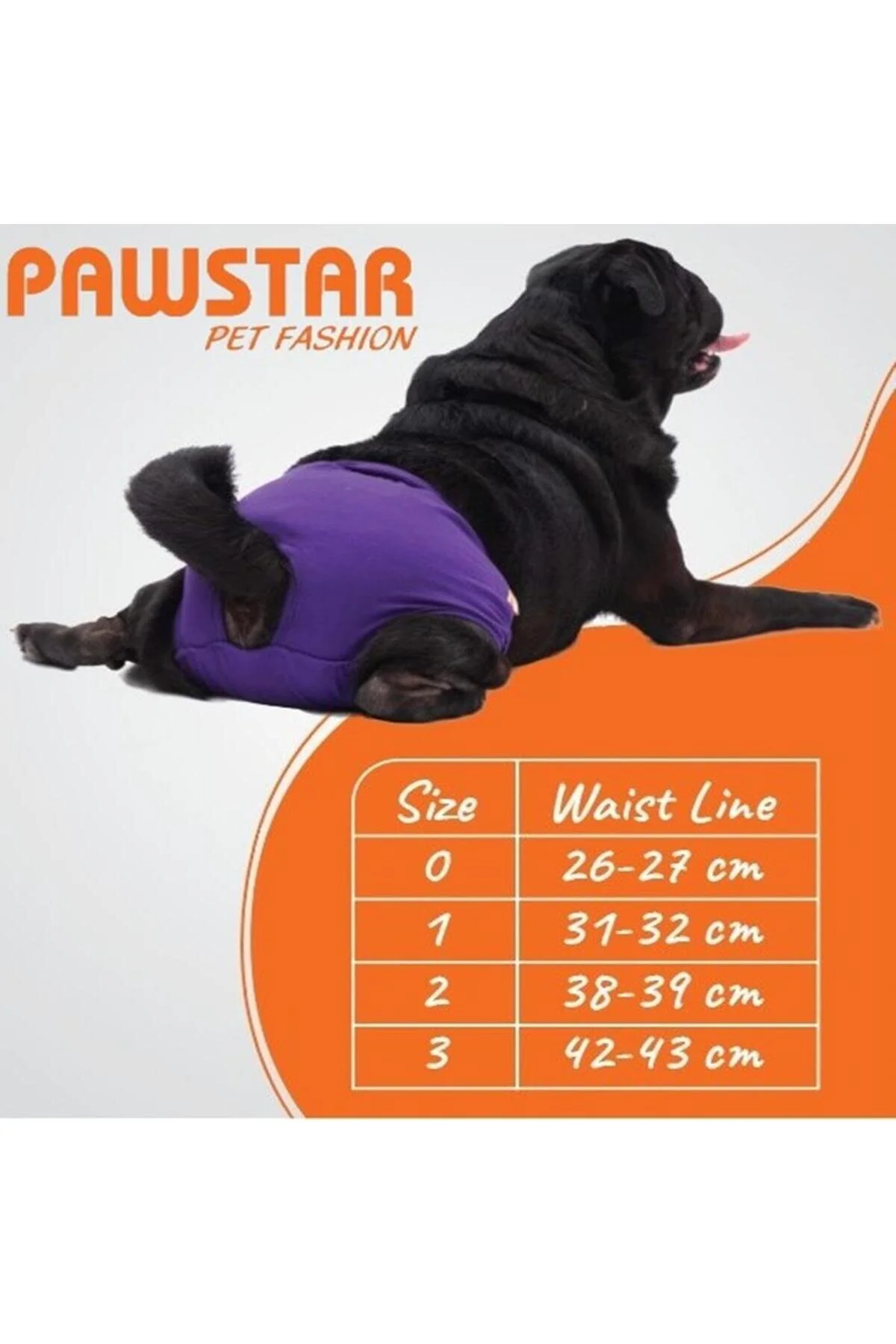 لباس سگ زیر گربه بنفش وزن قاعدگی اورجینال Pawstar