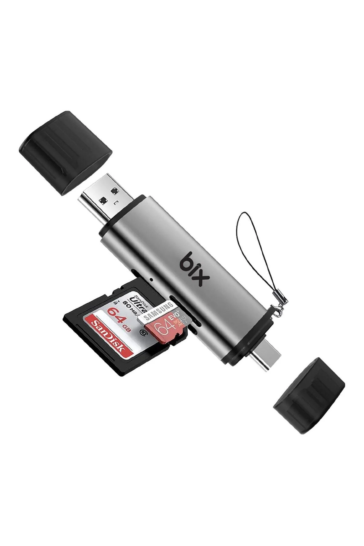 کارت حافظه خواننده ADP 11 TYPE C و USB 3.2 SD MICRO OTG Bix