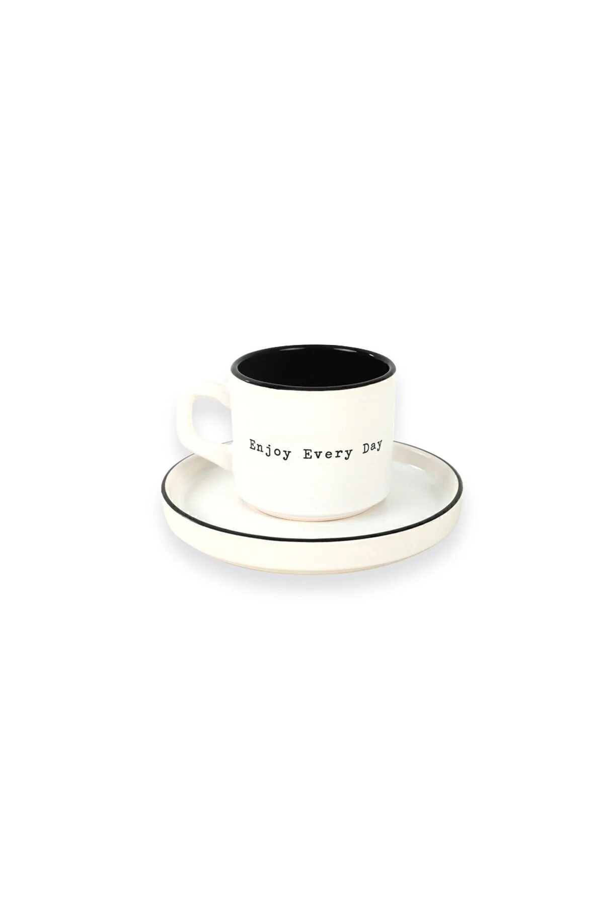 فنجان چای سفید فنجون چایی Tosto Stackable Tea مجموعه 12 قطعه 6 نفر  Keramika