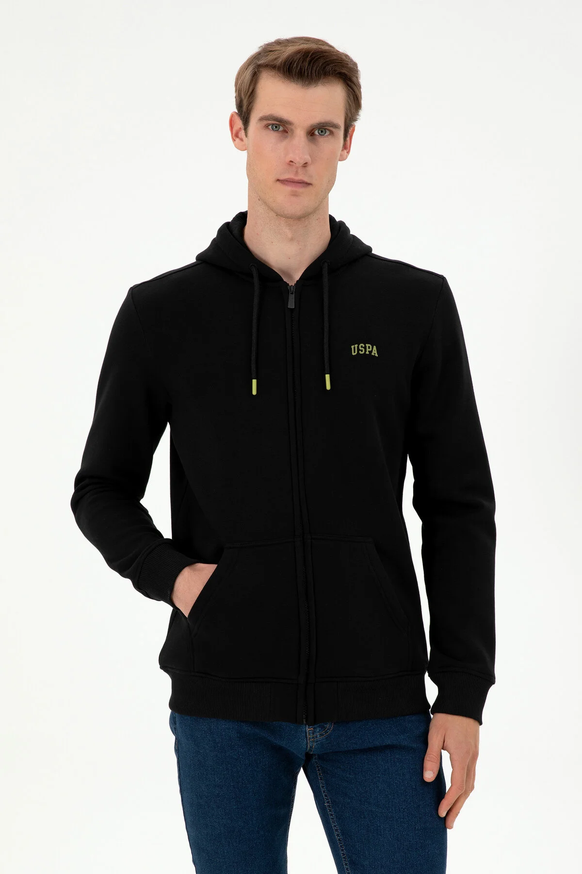 هودی سیاه مردانه یو.اس. پولو اورجینال U.S. Polo Assn.