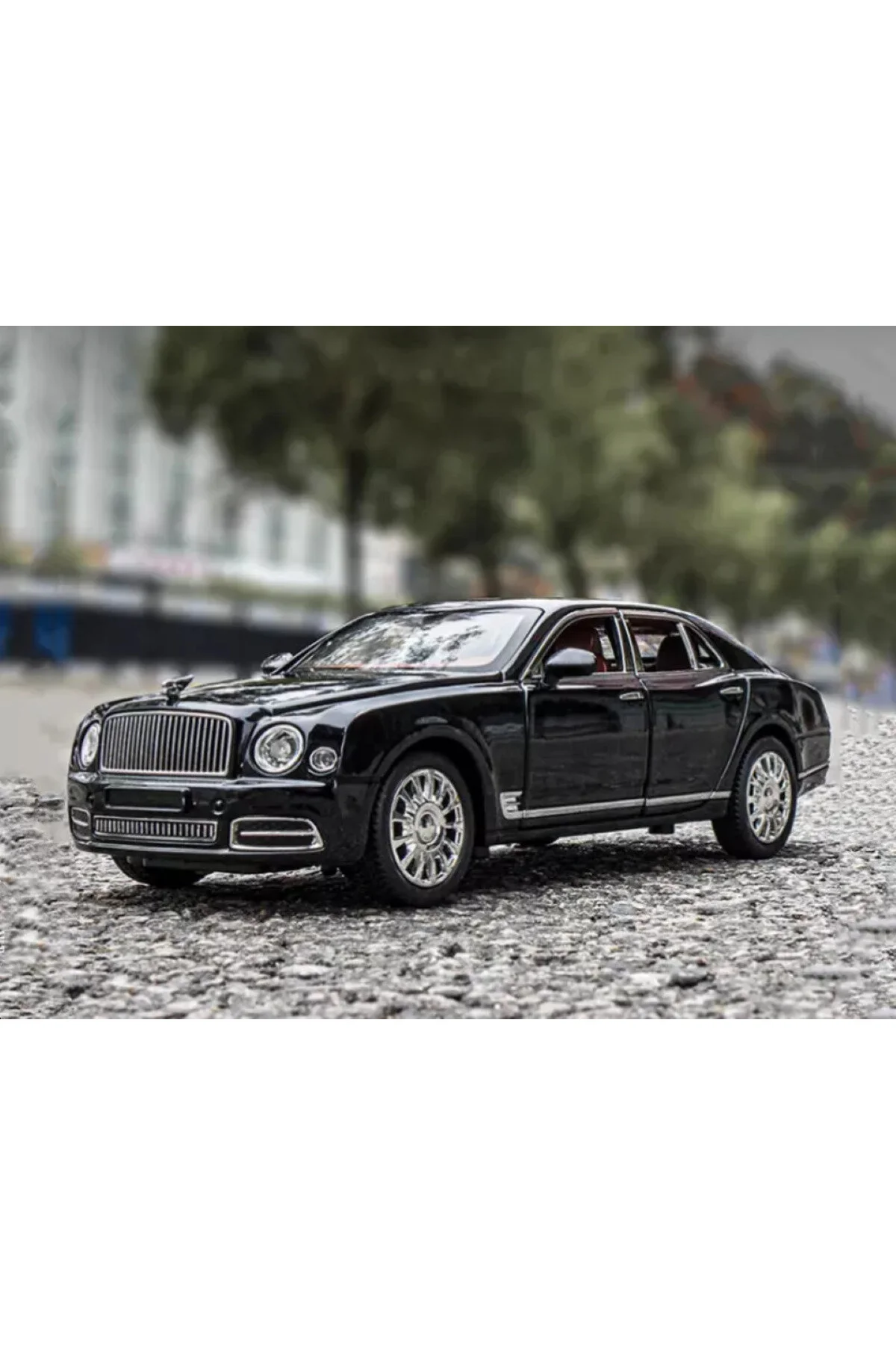 مدل خودرو BALLY DIECAST METAL MODEL COLLECTION CAR VOICE LIGHT 21 سانتی متر BENDLY MULSANNE 1:24 scntoys