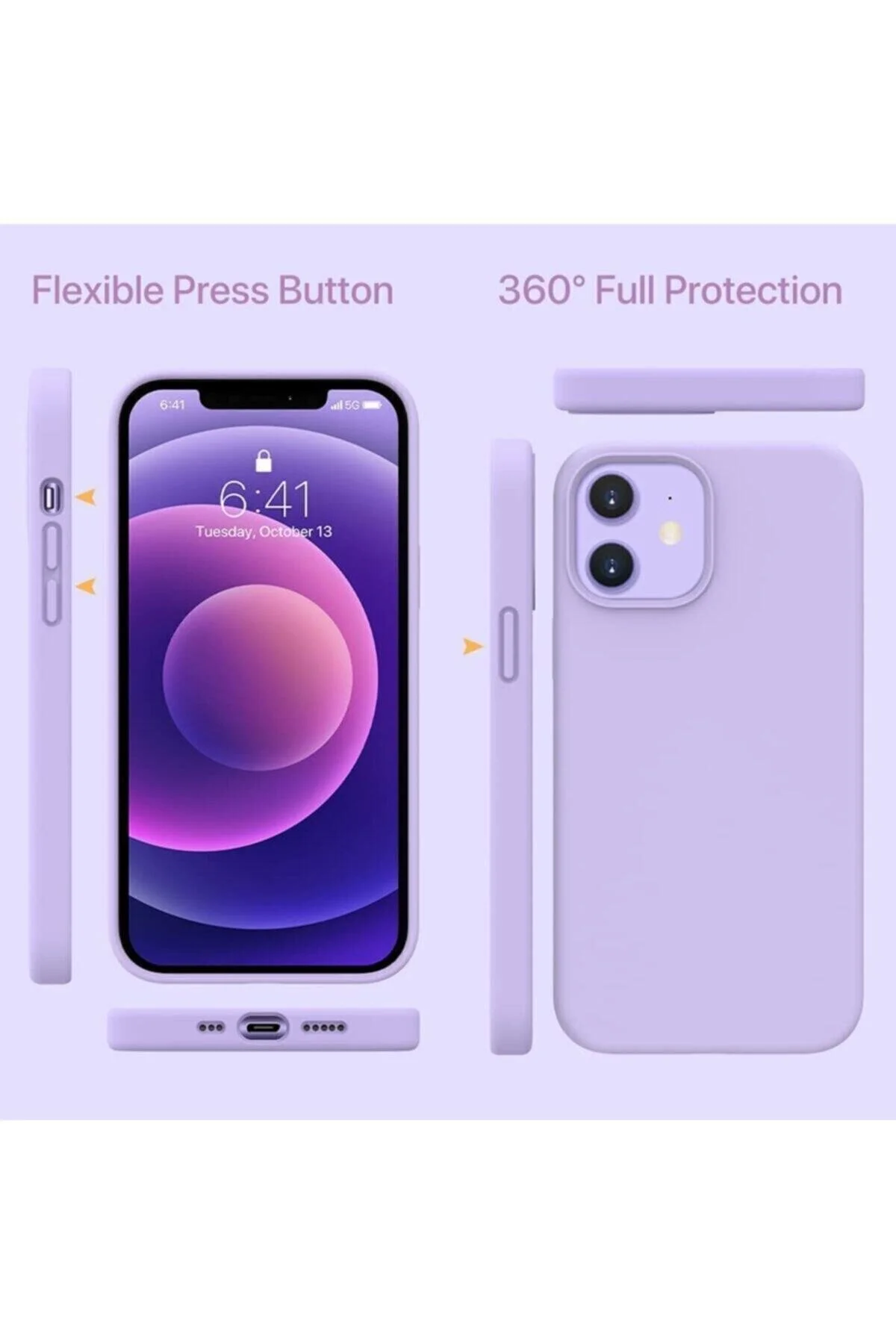 کاور و قاب روکش بیرون زده دوربین سیلیکونی مایع نرم با کیس سازگار IPHONE 11 PRO MAX فیبکس Fibaks