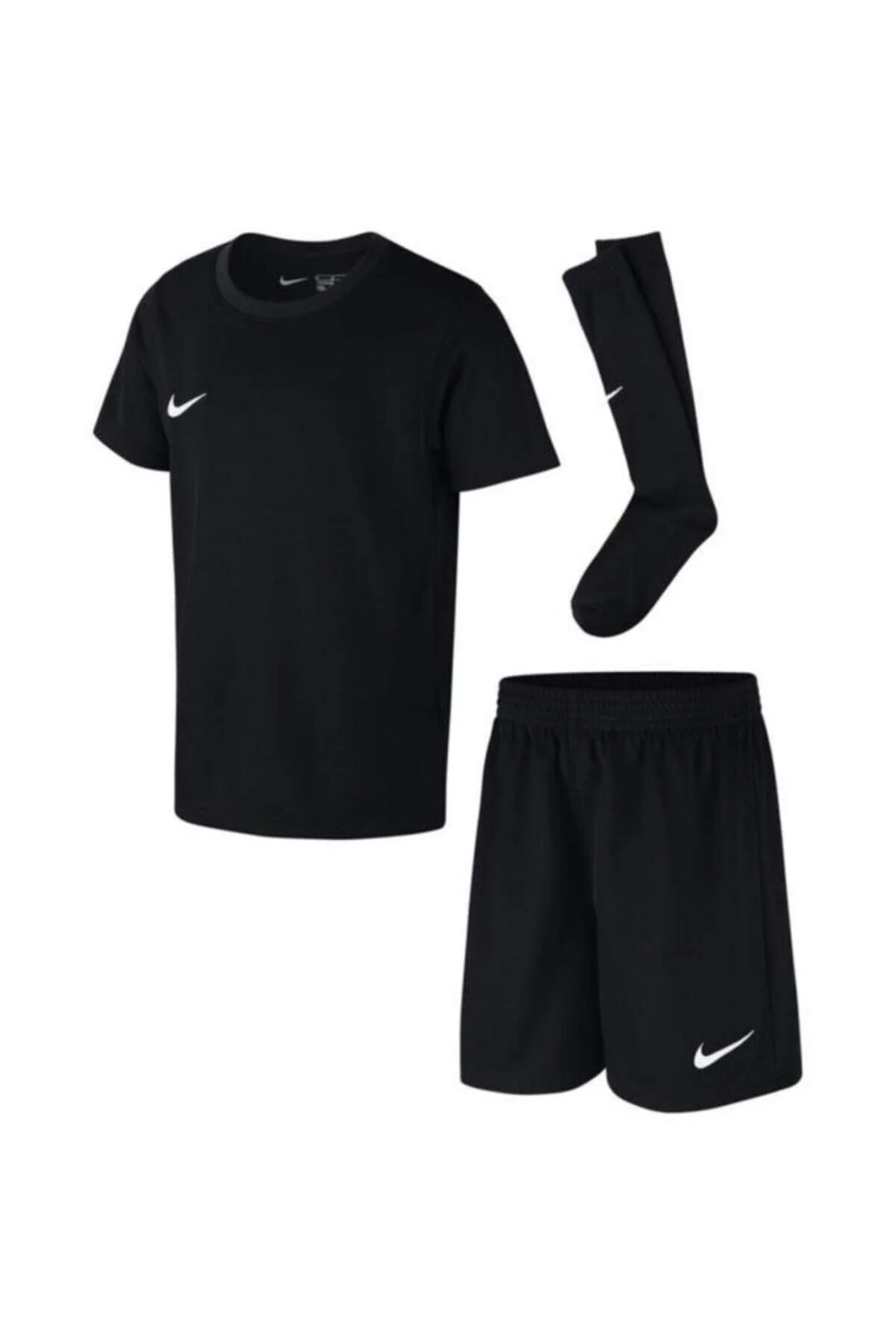 پیراهن فوتبال مشکی دخترانه و پسرانه بچگانه پارک مجموعه لباس سیاه نایک Nike
