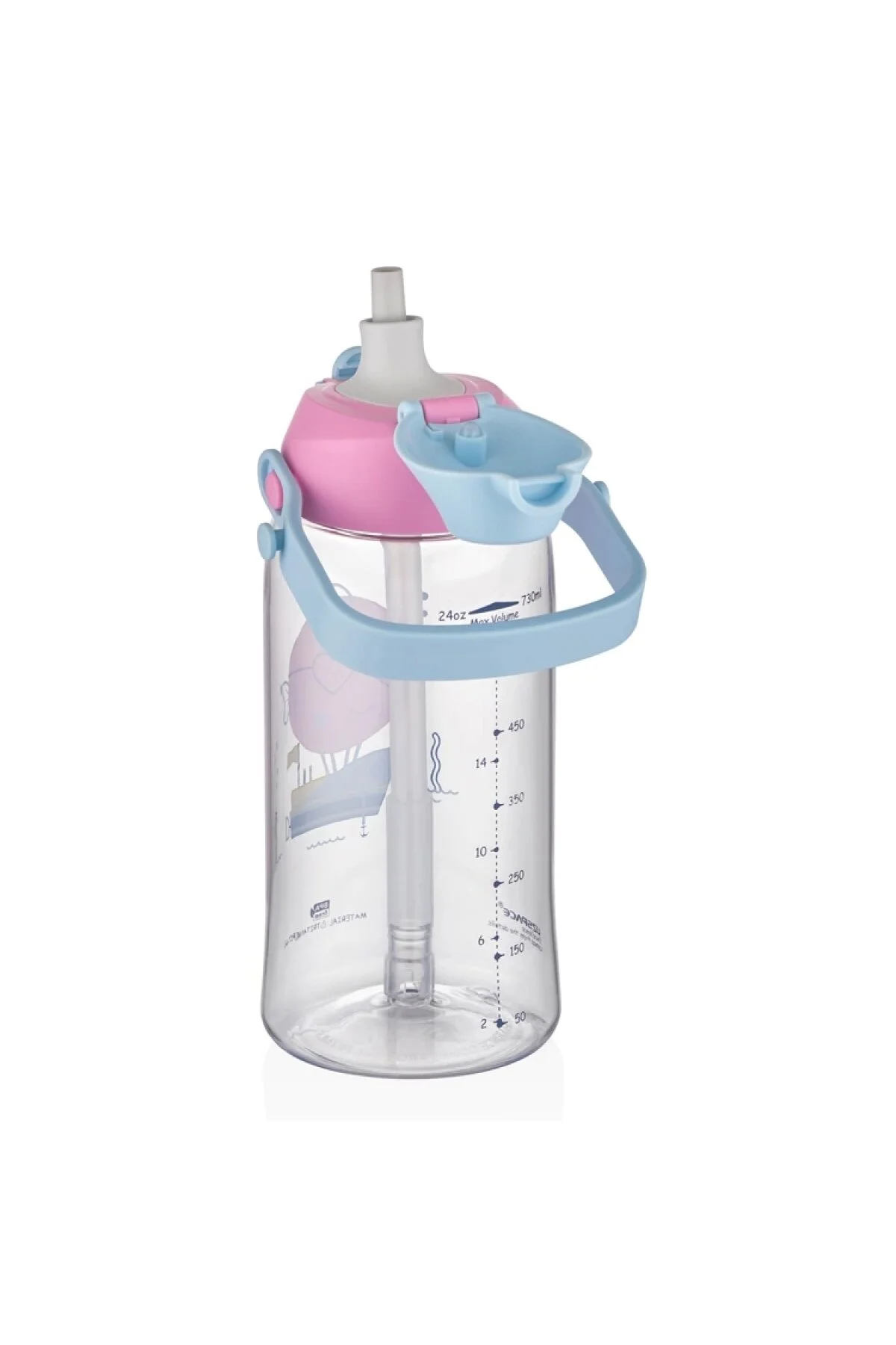 قمقمه و فلاسک PIPETLI FATARA 2202 680 ML صورتی زیبا Uzspace