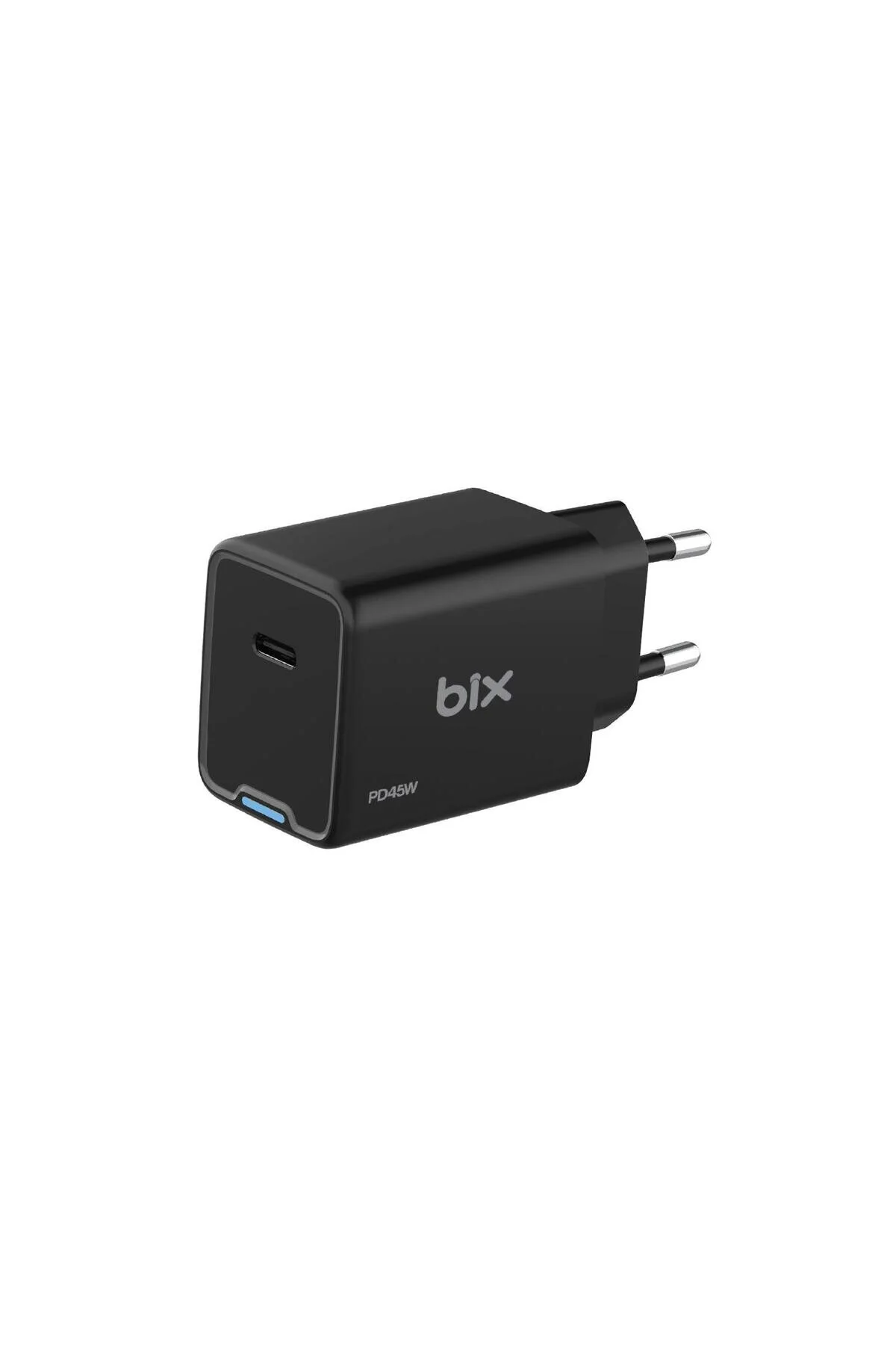 آداپتور شارژ 45W GAN TYPE C PP PPS FAST WARRANGE با ساختار پرواز STARFER DEGER BLACK Bix