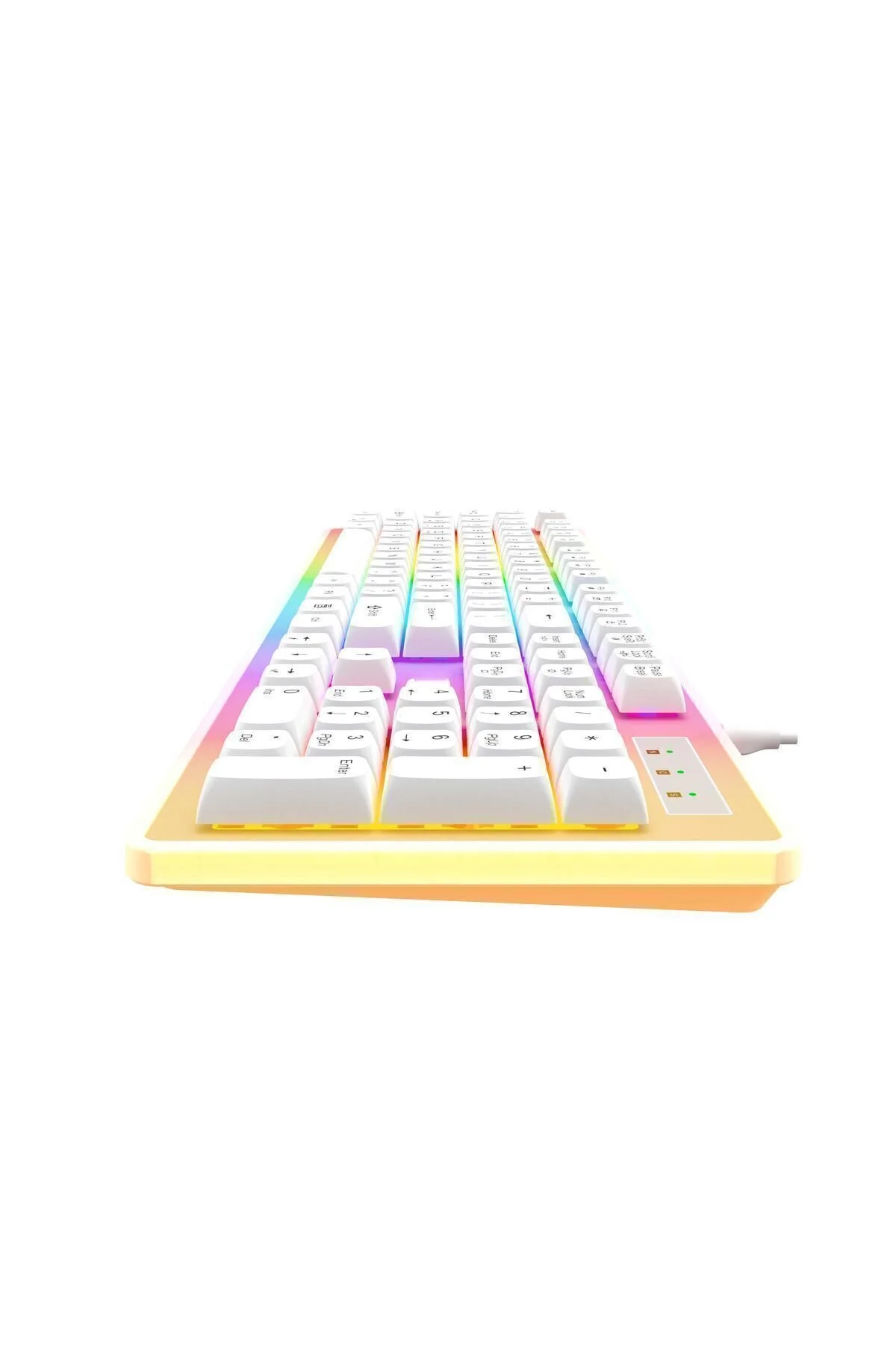 کیبورد مخصوص بازی PALADIN MECHANICAL SAYILLI ̇ Q RGB WHITE GAMING PLAYER North