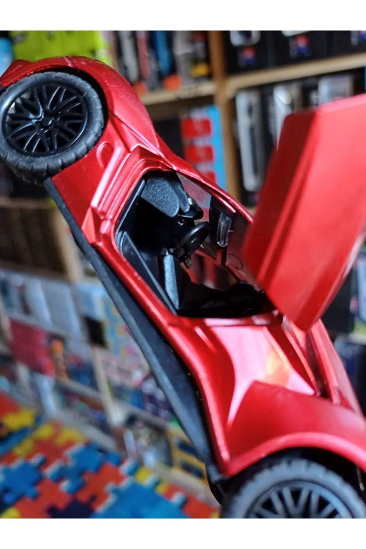 مدل خودرو LYKAN HYPERSPORT STYLE METAL COLLECTION LIGHT AUDIBLE خارجی 13X5 سریع خشمگین قرمز OYUNCAKSAHİLİ