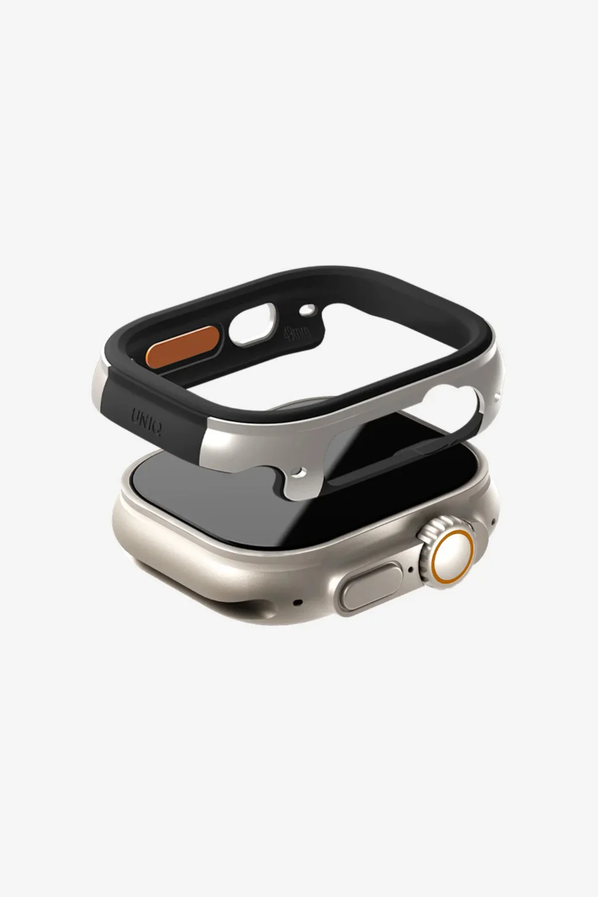 محافظ صفحه ساعت هوشمند APPLE WATCH ULTRA 49MM مورد سطح آلومینیوم آنودایز شده UNIQ Better By Design