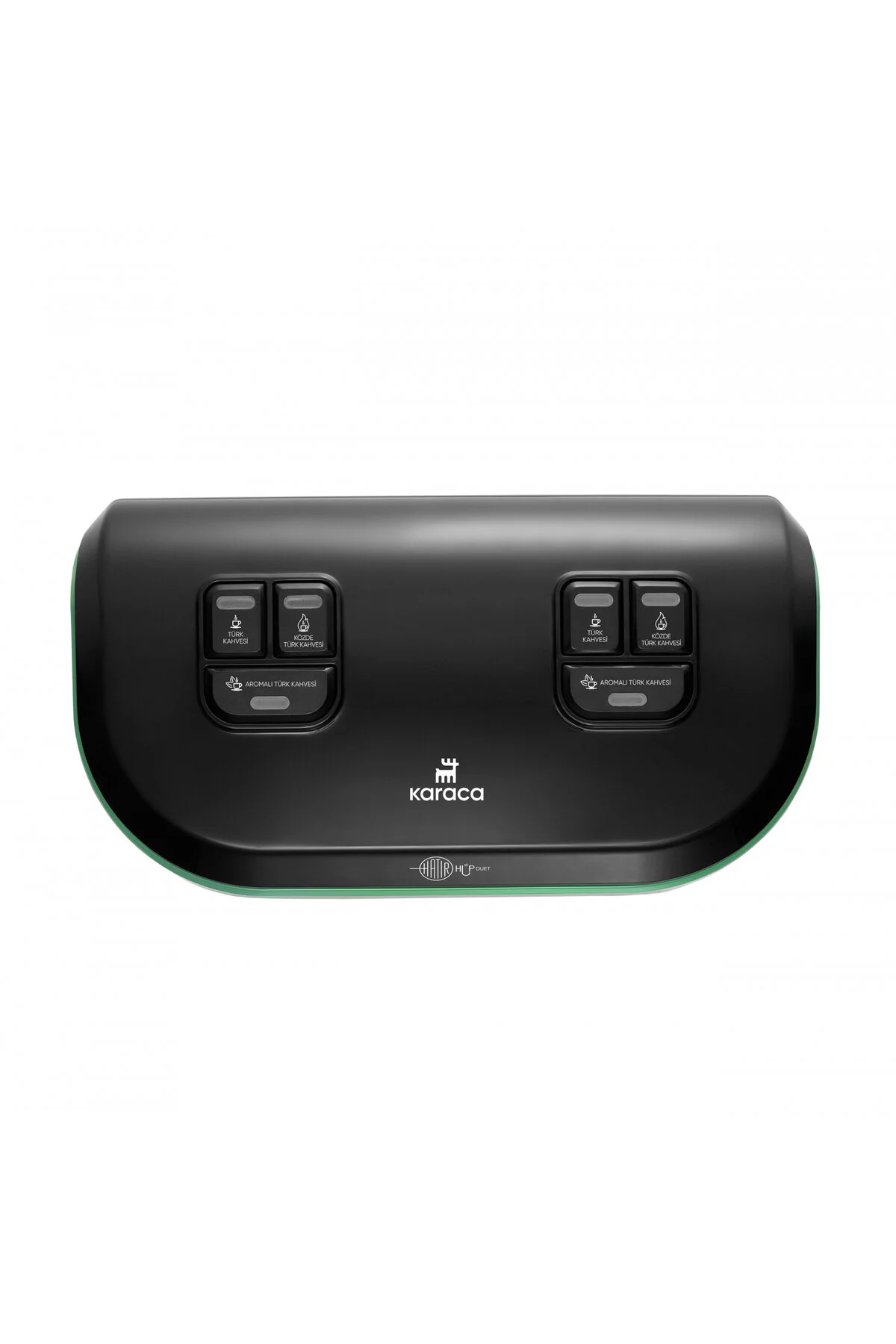 قهوه ساز ترک HUP DUET AROMA DUAL DIFFEE MACHINE EMERALD GREEN کاراجا Karaca