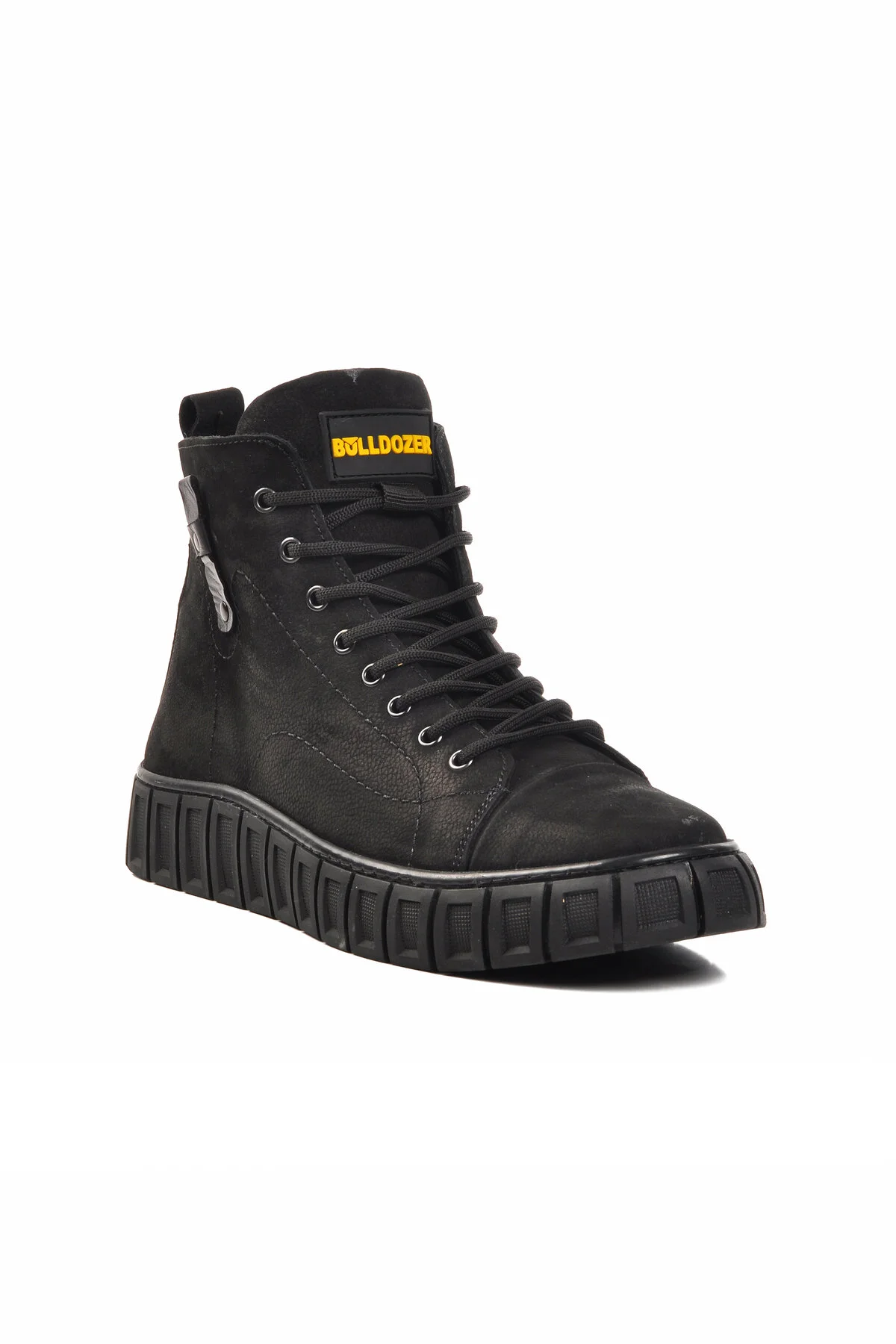 چکمه و بوت مردانه BLACK NUBUK BOOT LEATHER MEN'S BOT Bulldozer