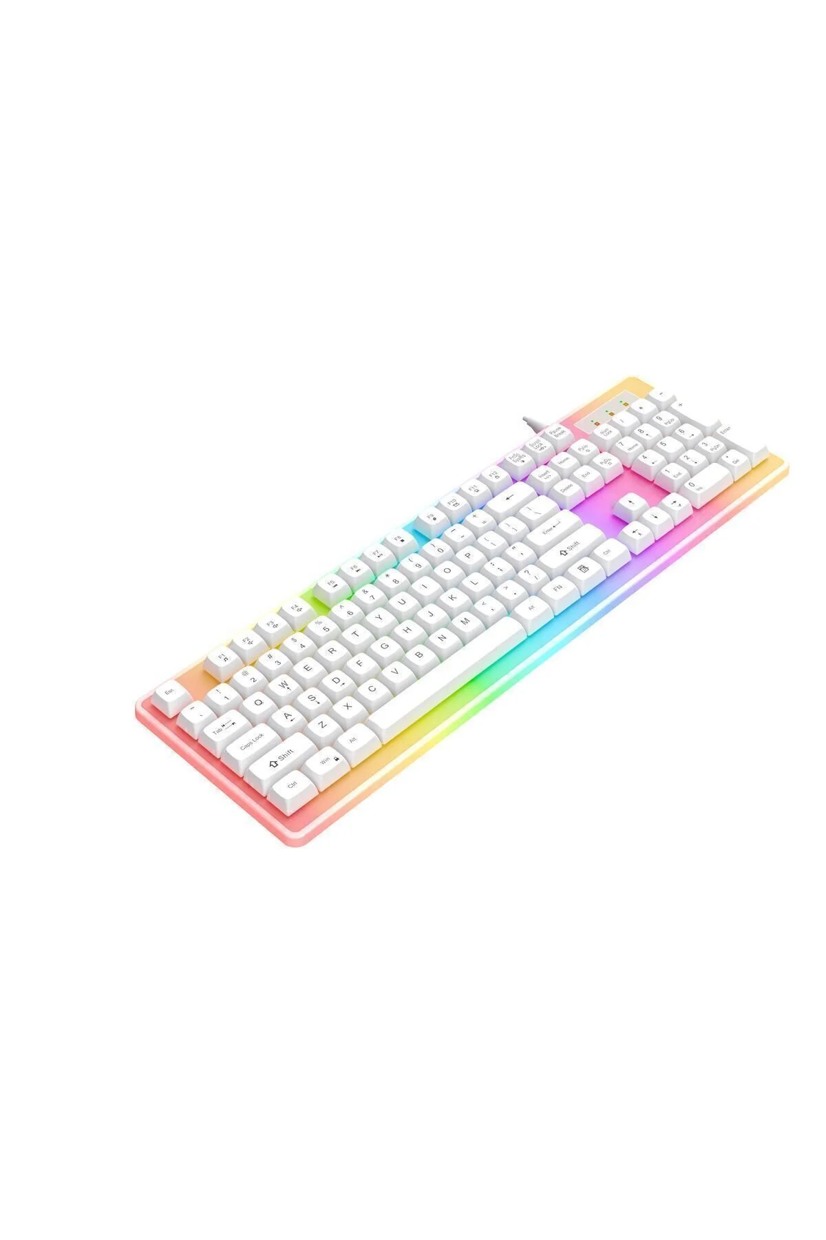 کیبورد مخصوص بازی PALADIN MECHANICAL SAYILLI ̇ Q RGB WHITE GAMING PLAYER North