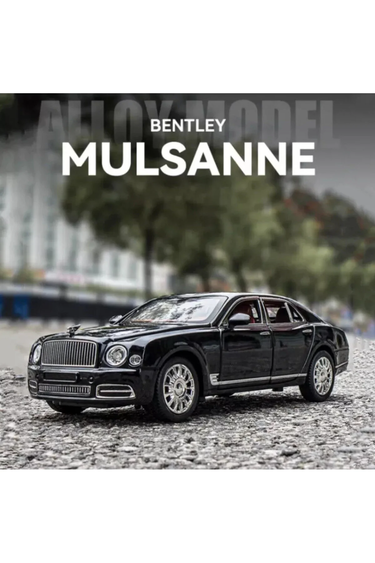 مدل خودرو BALLY DIECAST METAL MODEL COLLECTION CAR VOICE LIGHT 21 سانتی متر BENDLY MULSANNE 1:24 scntoys