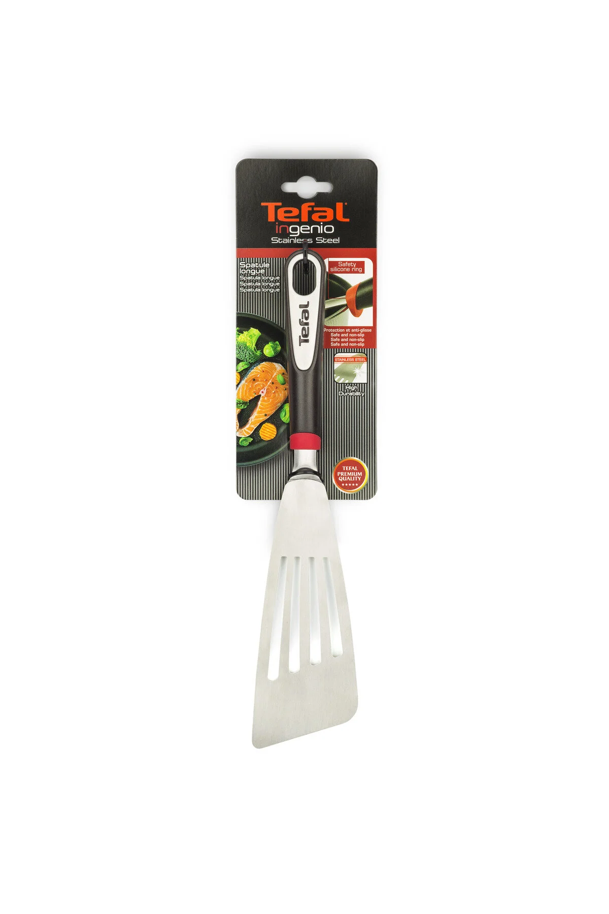 ست سرو چند رنگ K11814 Spatula طولانی فولاد ضد زنگ اینگنیو TEFAL