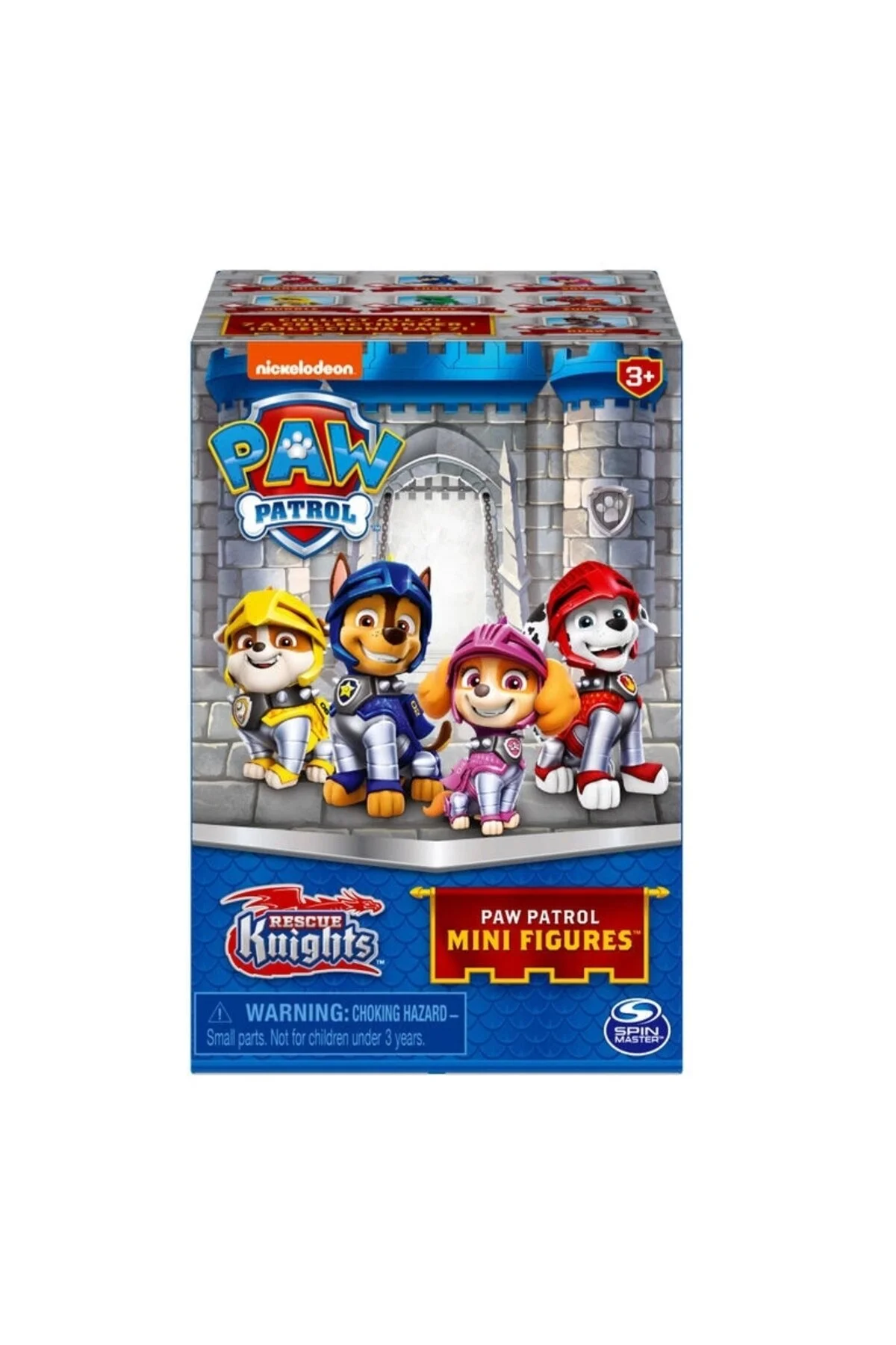 اسباب بازی های فیگور دیگر PAW PATROL RESCUE KNIGHTS MINI FIGUR SPM 6062143 Genel Markalar