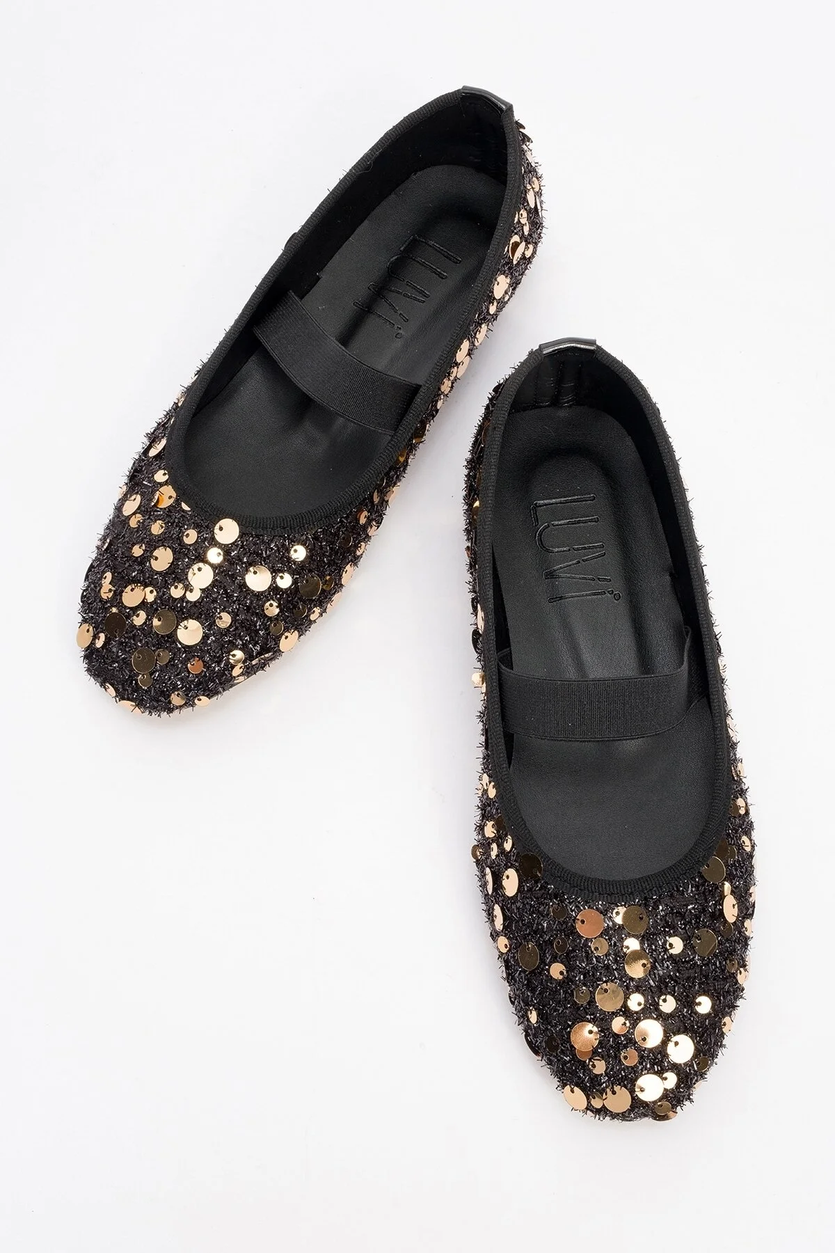 بابیت زنانه GREGO GOLD STAMPS کفش باله luvishoes