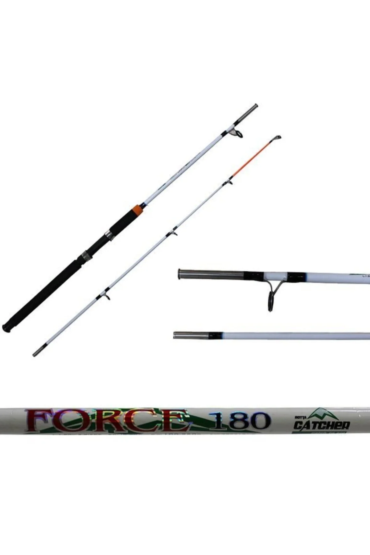 چوب ماهیگیری LUNAR GROUP STORE FORCE 180 TWO PIECE FISHING POLE 100 300GR 1.80MT Genel Markalar