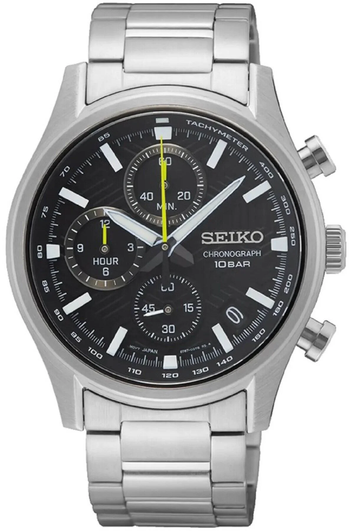 ساعت مردانه SSB419P1 کوارتز کرونوگرافی فولادی خاکستری 40 میلی متر سیکو اورجینال Seiko
