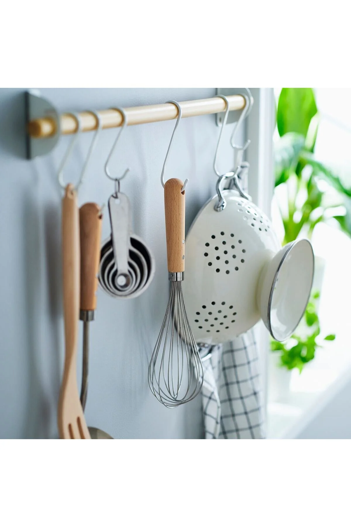 همزن دستی WARDAGEN STEEL WHISK از درخت راش ساقه 30 سانتی متر IKEA