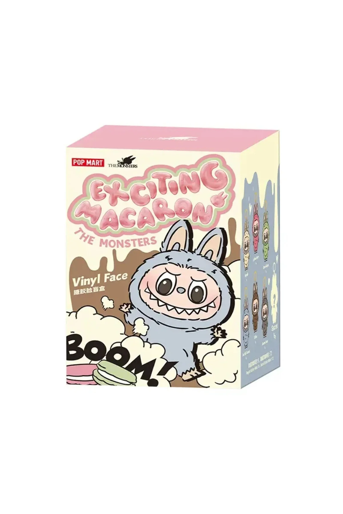 فیگور LABUBU MONSTERS HEARTBEAT MACARON FACE BLIND BOX مجسمه پی وی سی تزیین رومیزی KAWAII... از ترکیه Choice