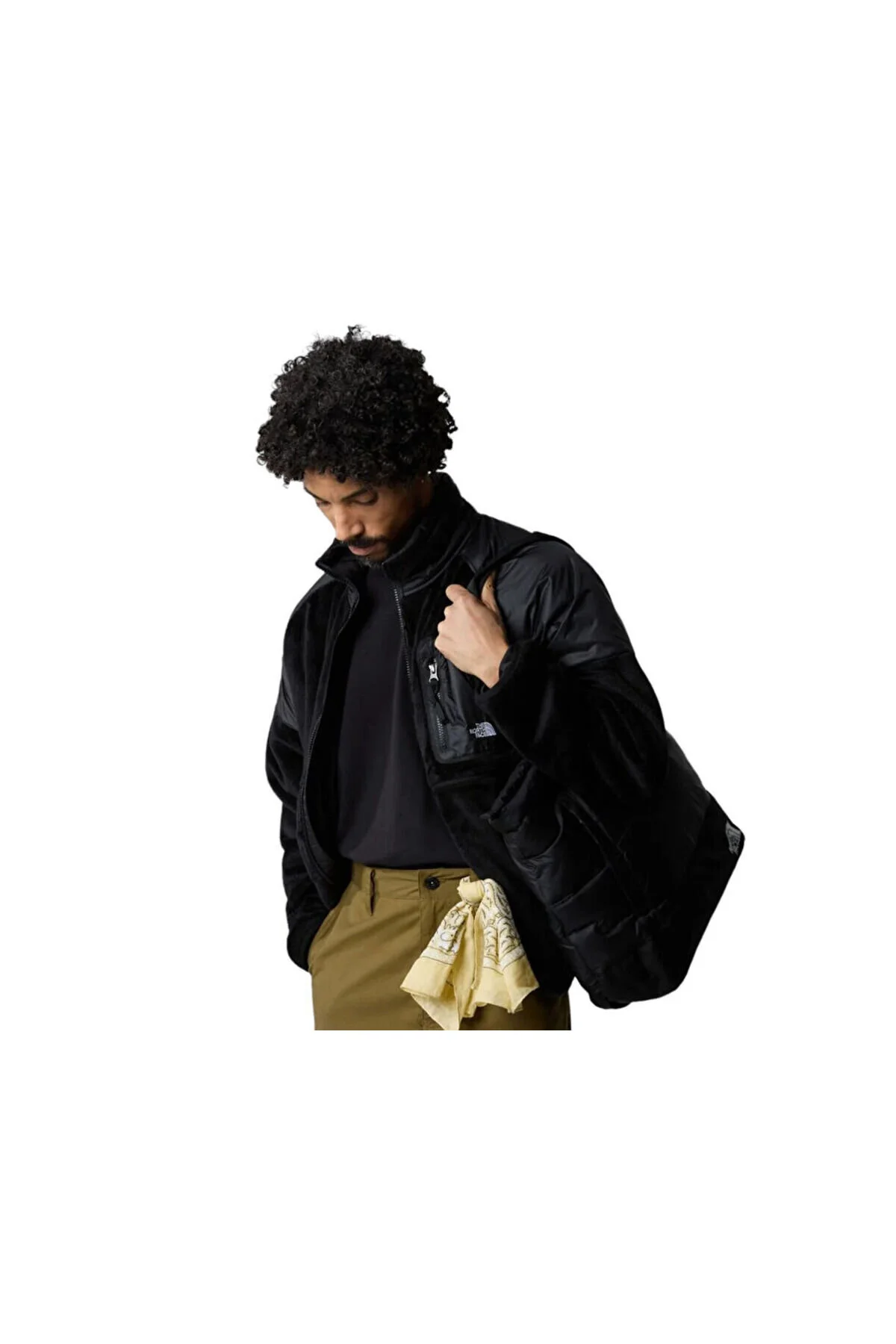 کت مخملی مردانه M VERSA VELOR NF0A84F6JK31 مشکی برای فضای باز نورث فیس The North Face