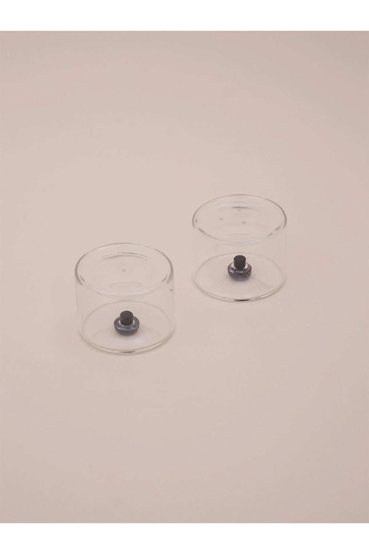 بانکه ادویه CAM0455 ROUND SALTLUK PEPPER 2 LI SET 6X5 سانتی متر The Mia